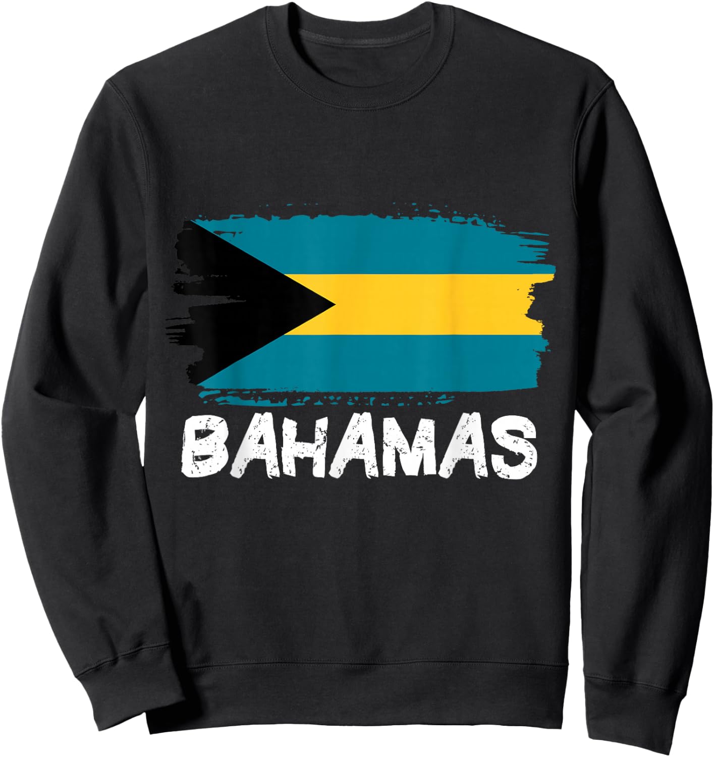 Cool Bahamas Flag Sweatshirt - Sweatshirt | Black
