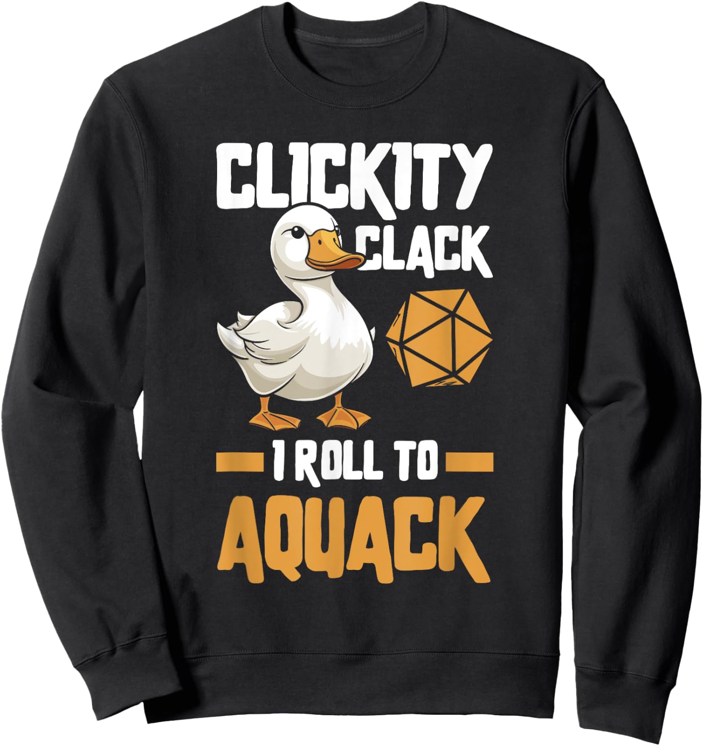 RPG Gaming Role Playing D20 Tabletop Games Funny RPG Gamer Sweatshirt - Sweatshirt | Black