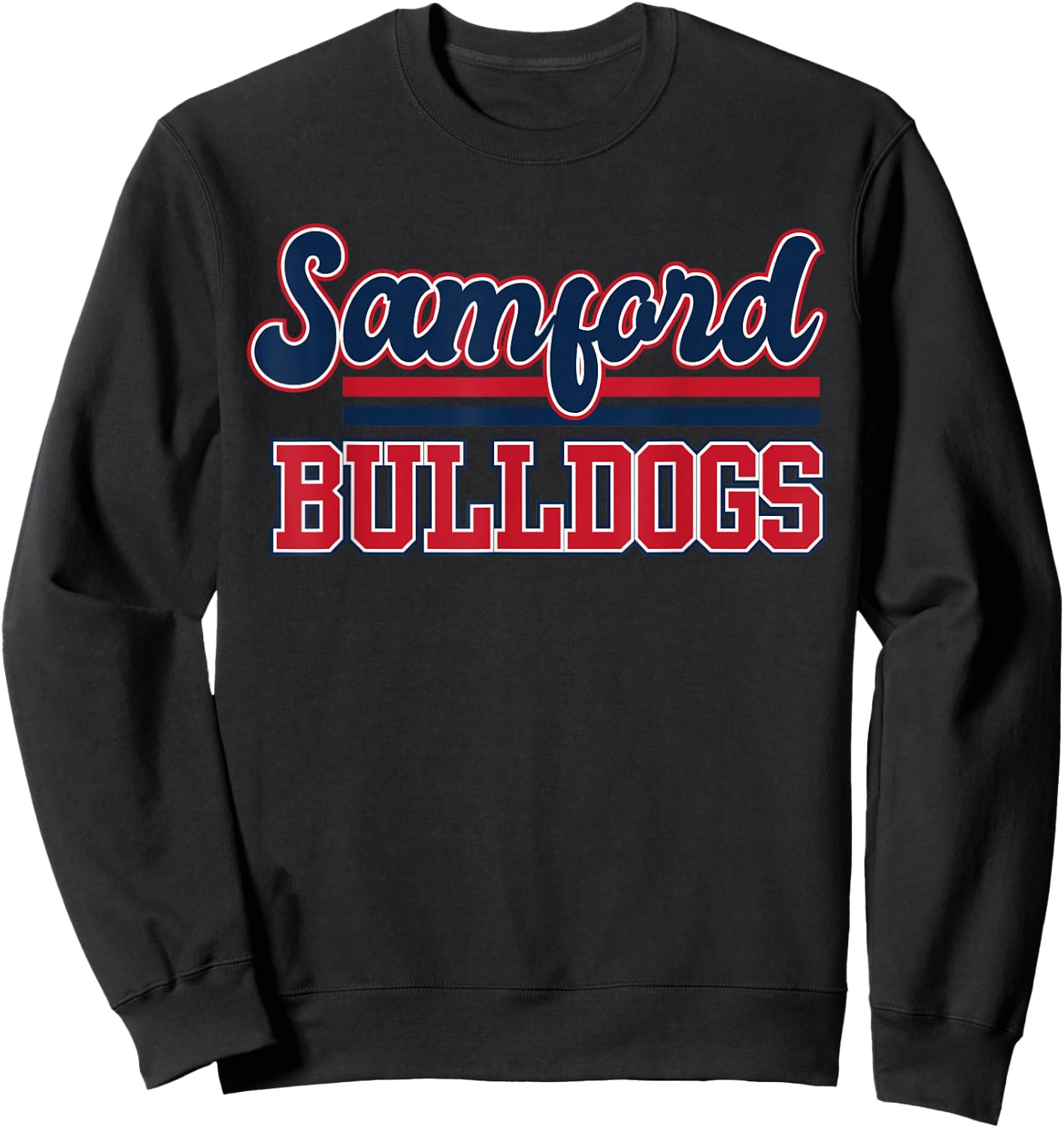 Samford Bulldogs | Official NCAA University Merch NCAFSAM01 Sweatshirt - Sweatshirt | Black