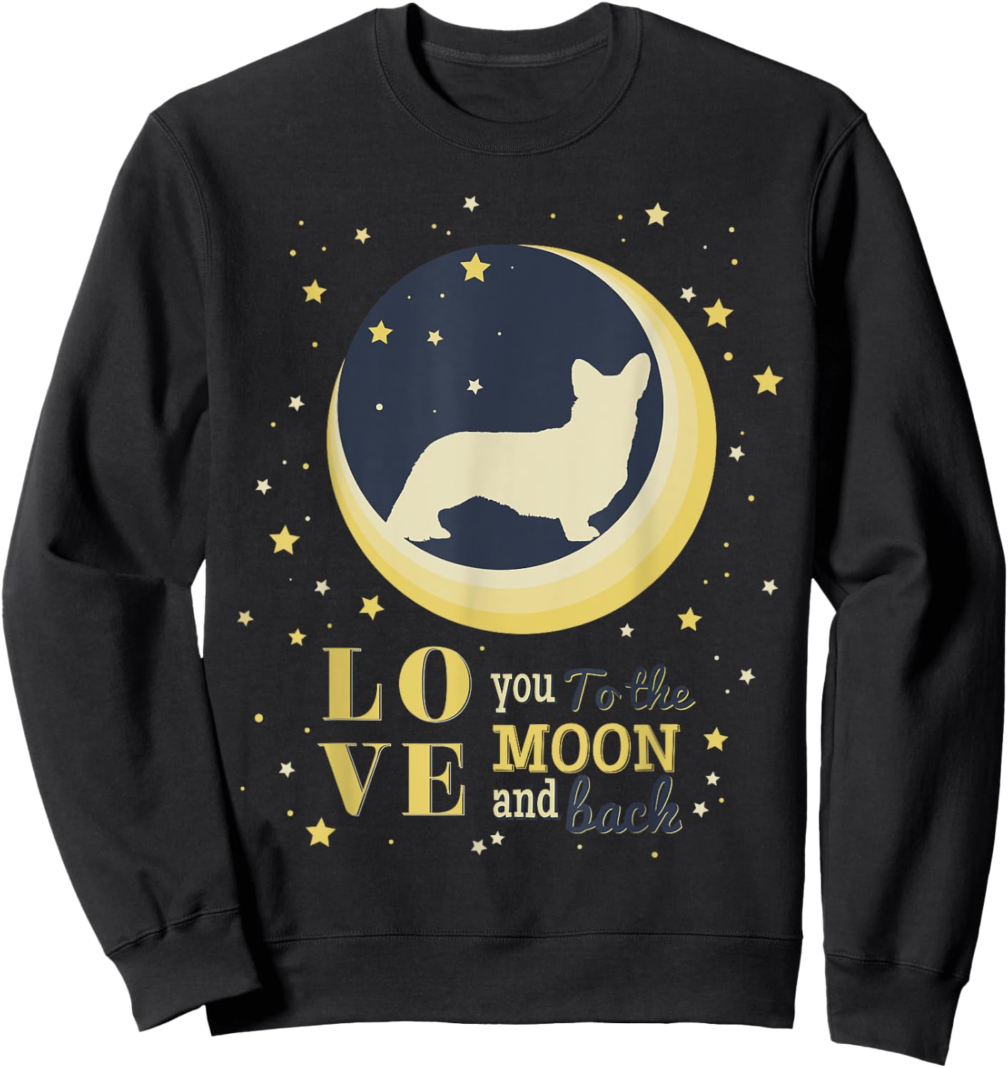 Welsh Corgi Pembroke Welsh Corgi Cardigan Sweatshirt - Sweatshirt | Black