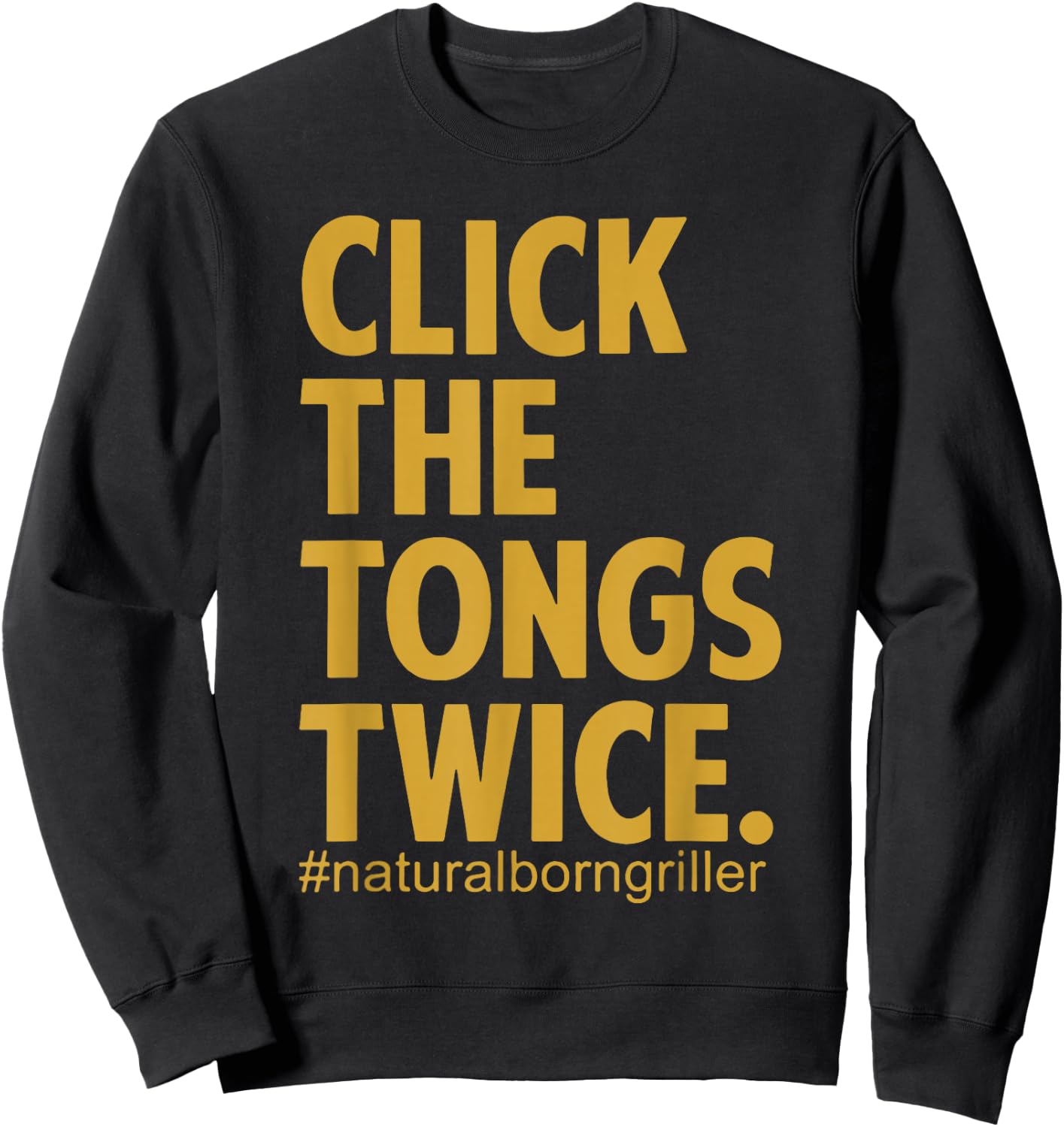 Click The Tongs Twice Sweatshirt - Sweatshirt | Black
