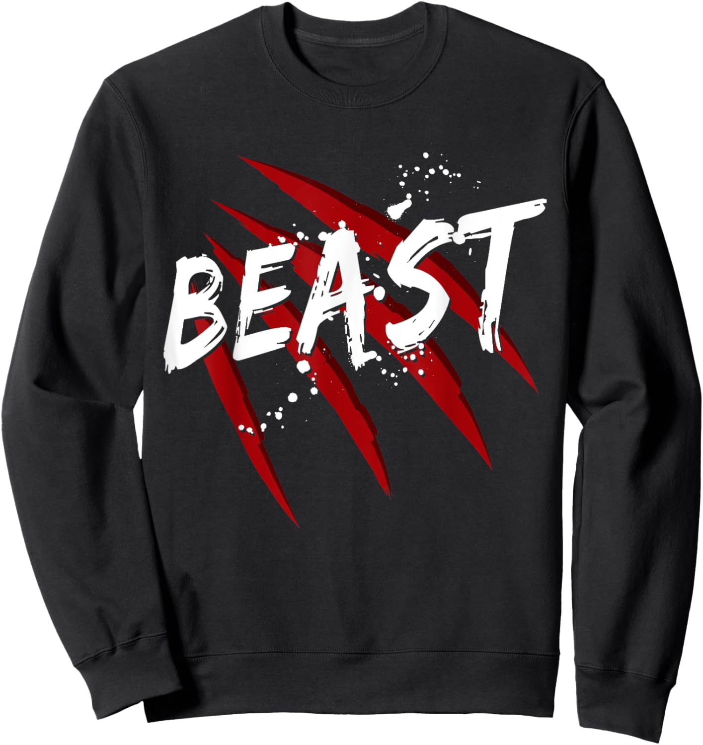 Gym Workout Training Beast Fitness Weight Loss Exercise Sweatshirt - Sweatshirt | Black