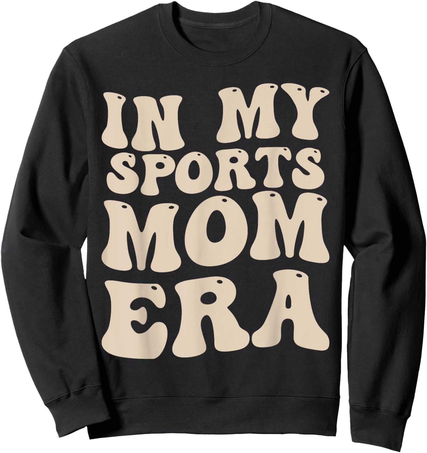 In My Sports Mom Era Sweatshirt - Sweatshirt | Black