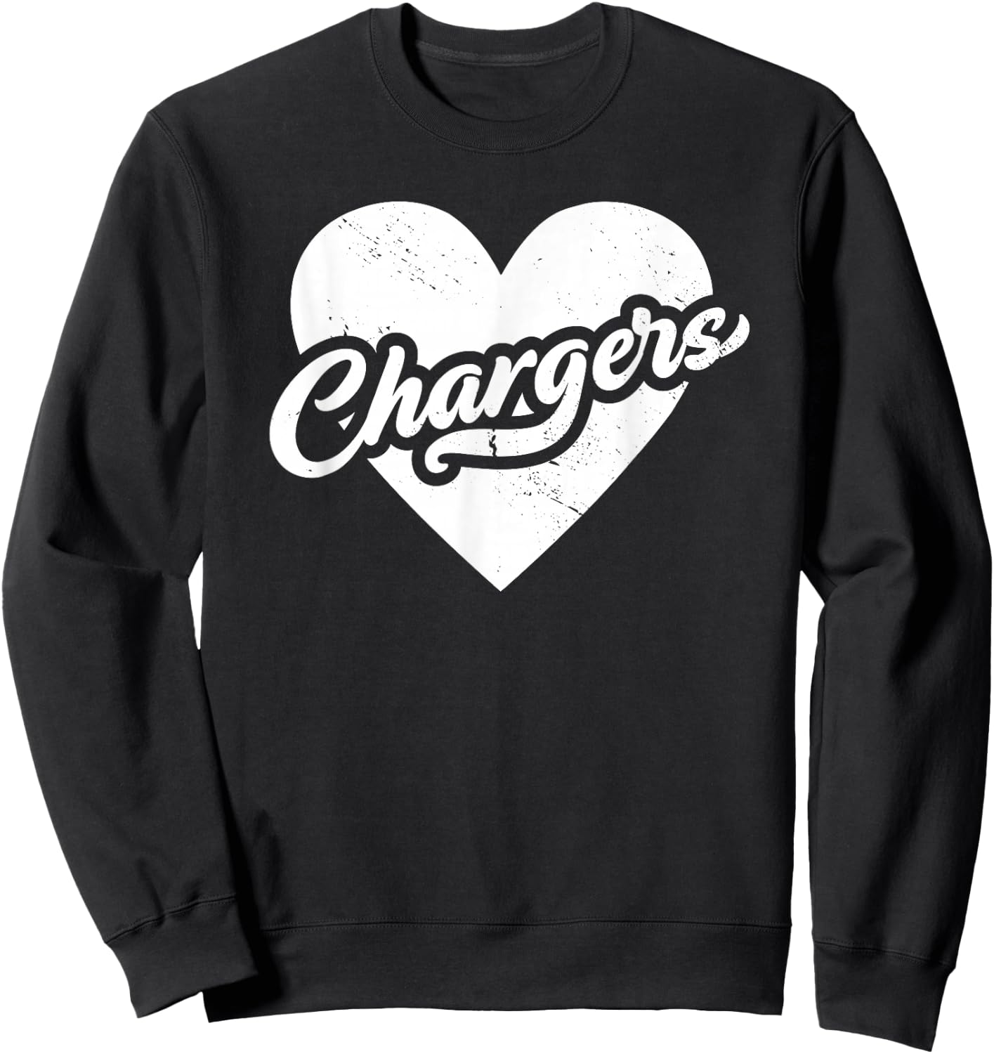 Vintage Chargers School Spirit Go Chargers Love Sweatshirt - Sweatshirt | Black