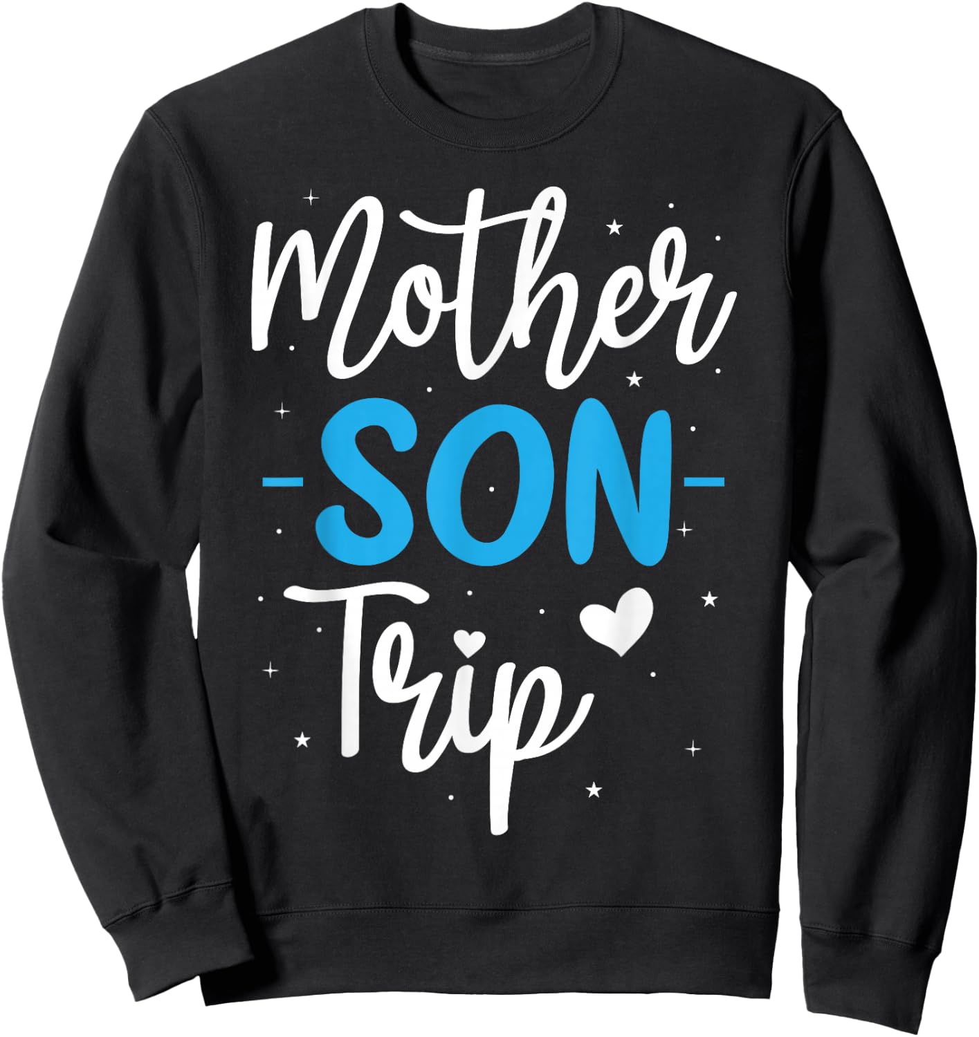 Mother Son Trip Summer Family Vacation Trip Cruise Beach Sweatshirt - Sweatshirt | Black