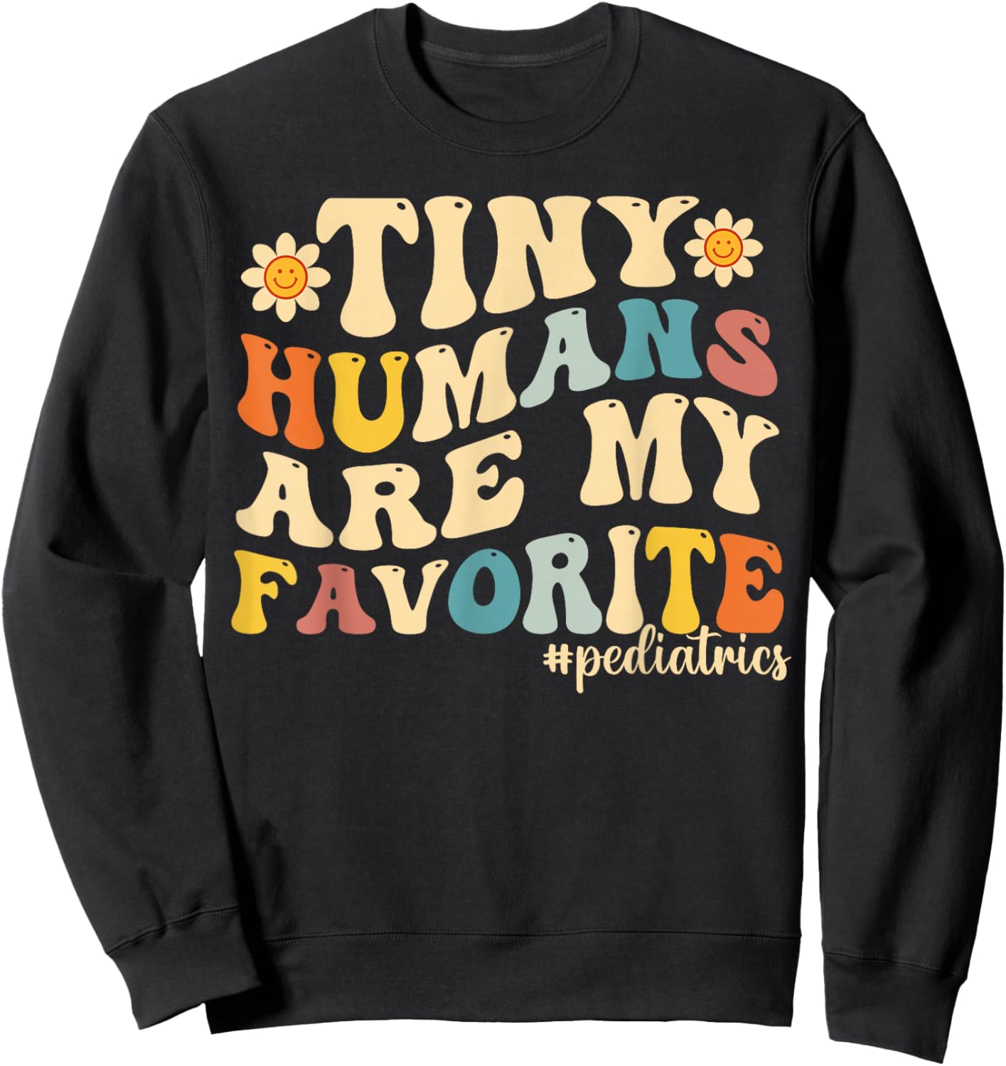 Funny NICU Nurse Pediatric Nurse Sweatshirt - Sweatshirt | Black