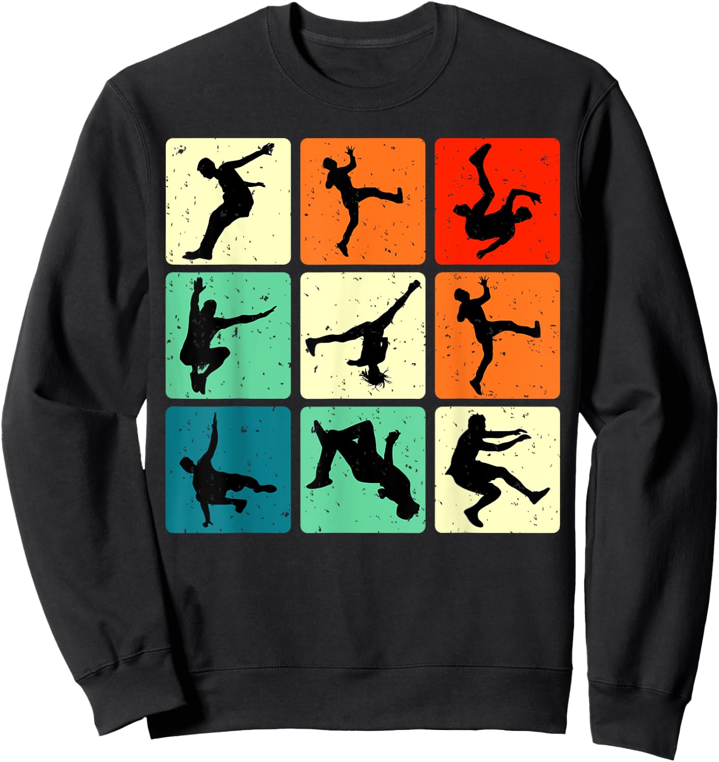 Break Dancing Retro Bboying Street Dance Hip Hop Break Dance Sweatshirt - Sweatshirt | Black