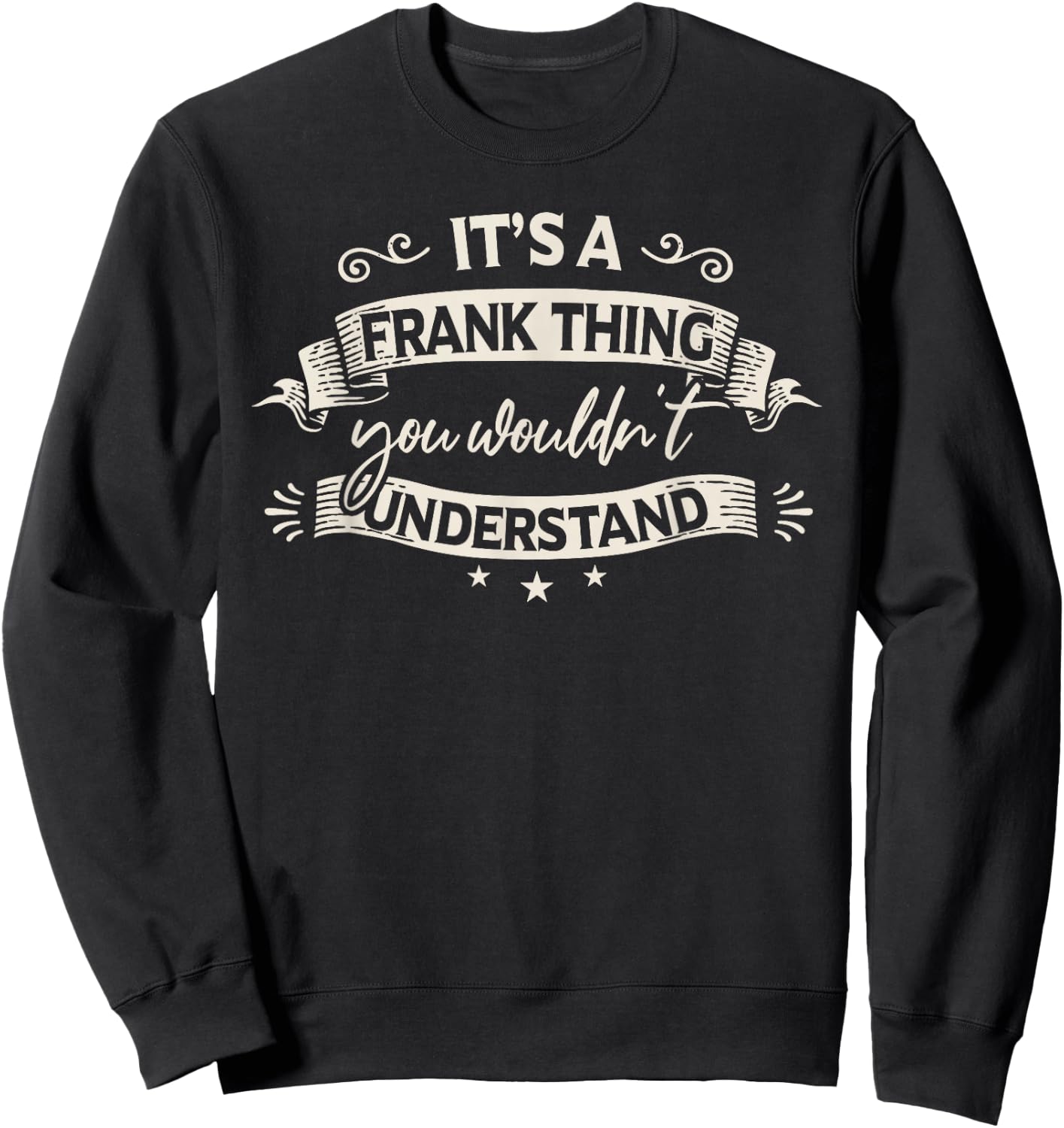 Funny Frank Sweatshirt - Sweatshirt | Black