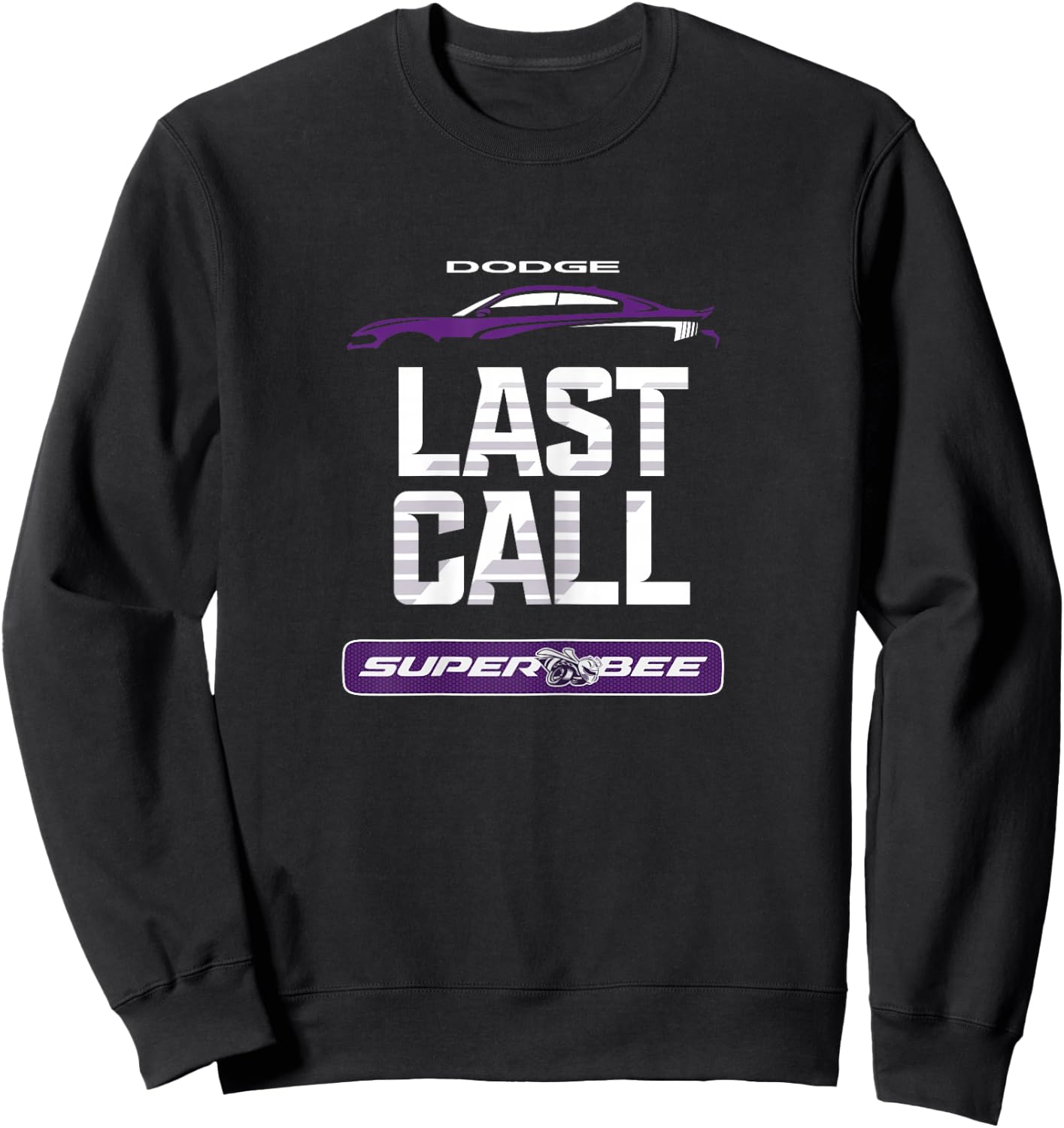 Dodge Charger Super Bee, Last Call Sweatshirt - Sweatshirt | Black