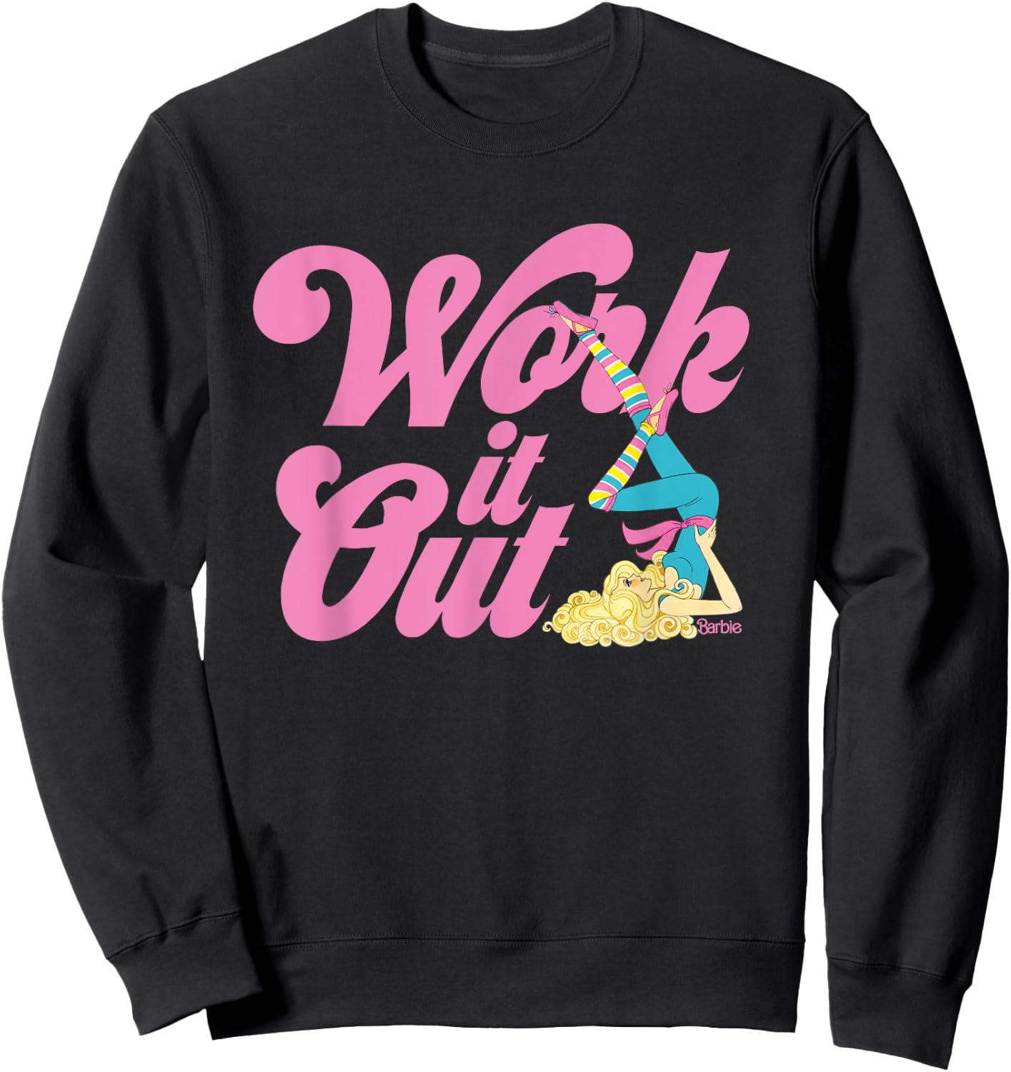 Barbie - Work It Out Sweatshirt - Sweatshirt | Black