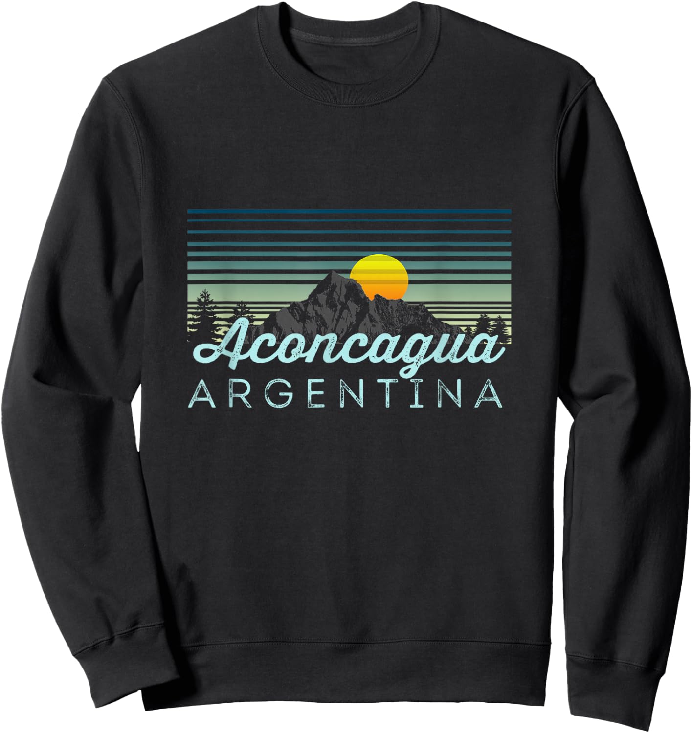 Aconcagua Retro Clothes & Gear - Aconcagua Souvenir Sweatshirt - Sweatshirt | Black