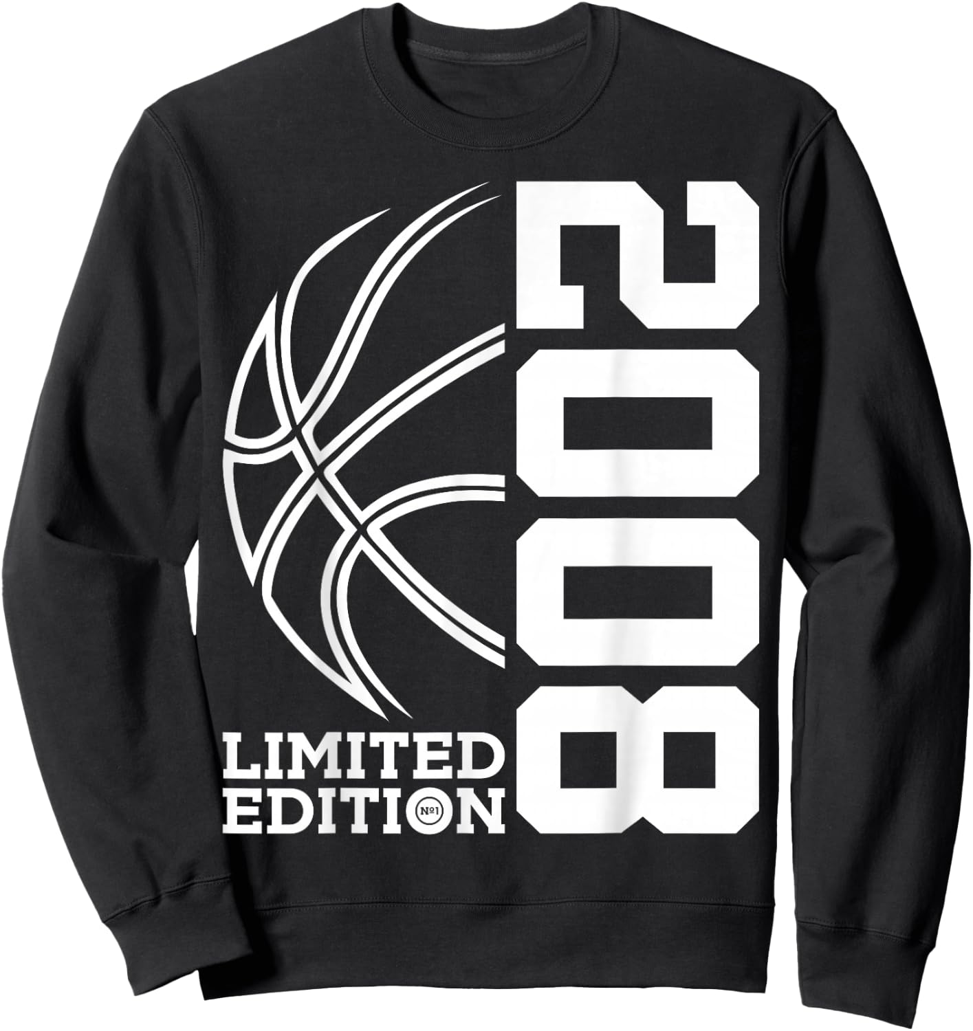 17th BIRTHDAY BASKETBALL LIMITED EDITION 2008 Sweatshirt - Sweatshirt | Black