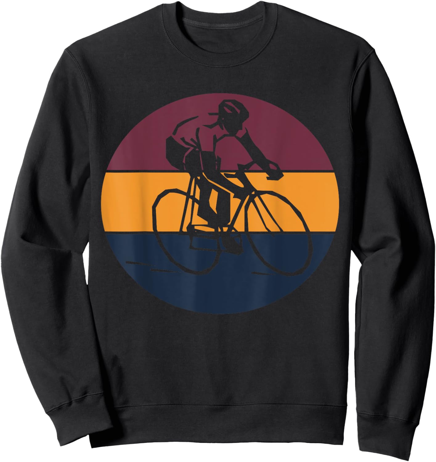 Vintage Cycling Funny Classic Bicycle Bicycling Lover Outfit Sweatshirt - Sweatshirt | Black
