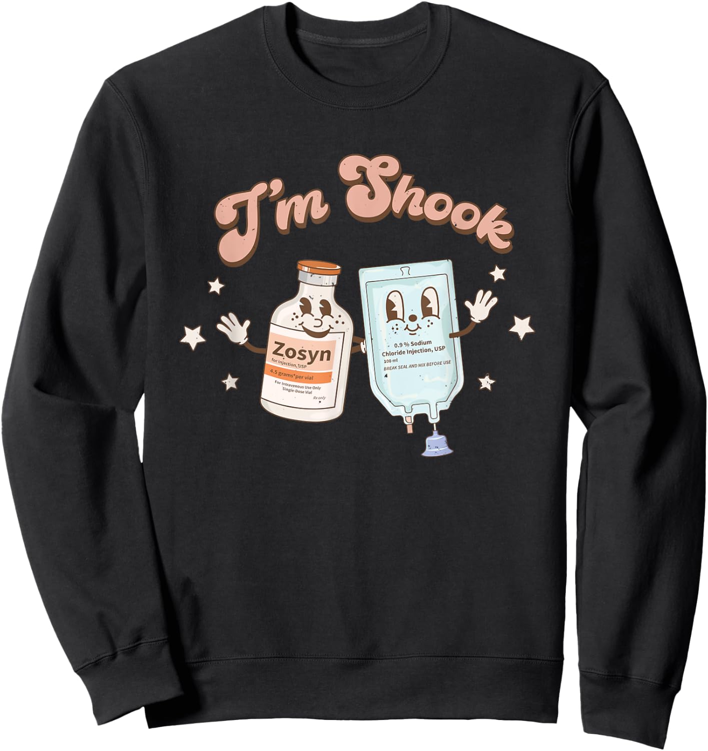 Funny Christmas Crna Pacu ER ED ICU Cricital Care Nurse Sweatshirt - Sweatshirt | Black
