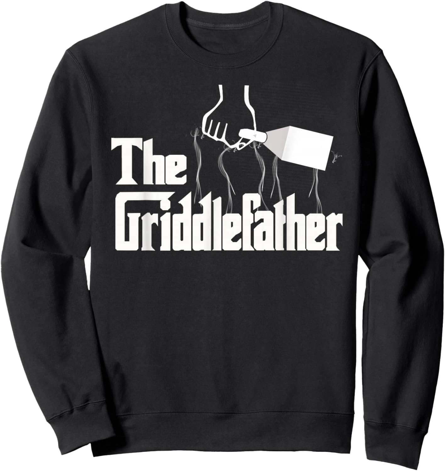 Griddle Father Head of the Families Italian Dad Cook Sweatshirt - Sweatshirt | Black