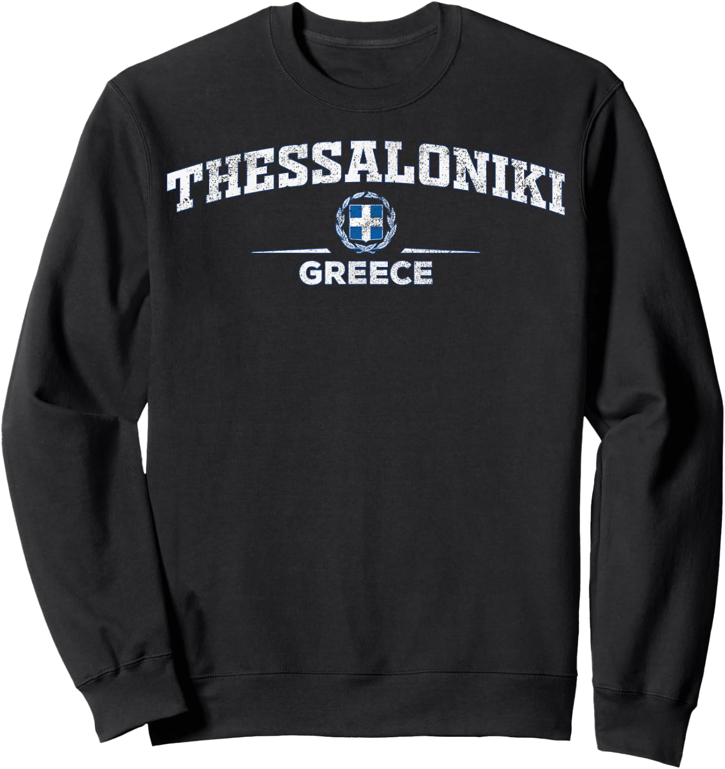 Thessaloniki Greece Sweatshirt - Sweatshirt | Black
