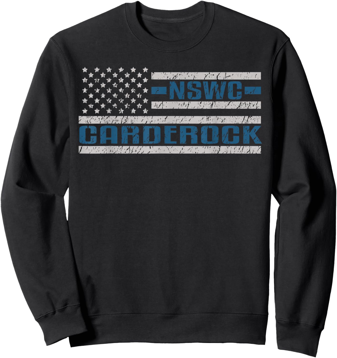 NSWC Carderock US Military Bluejacket Naval Sea Navyman Sweatshirt - Sweatshirt | Black