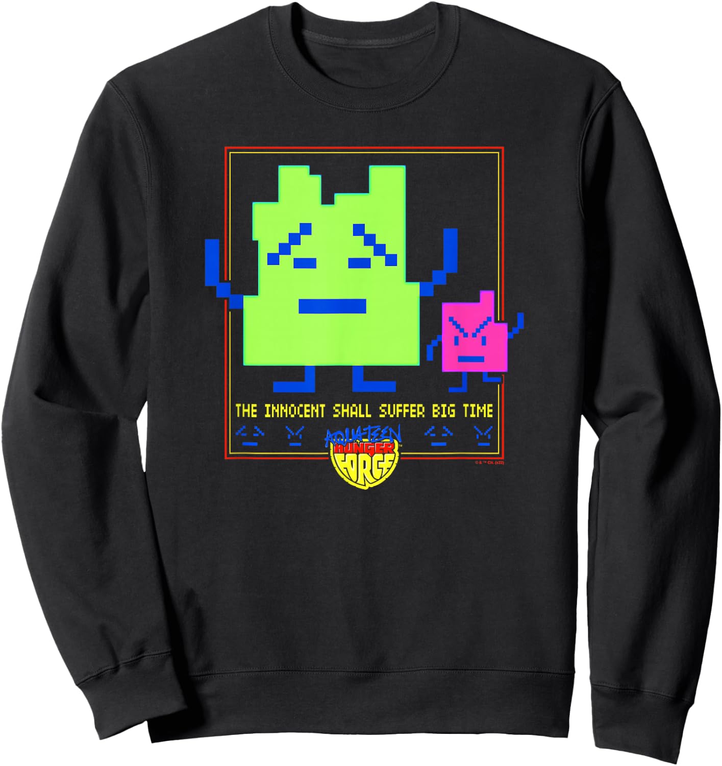 Aqua Teen Hunger Force The Mooninites Suffer Big Time Sweatshirt - Sweatshirt | Black