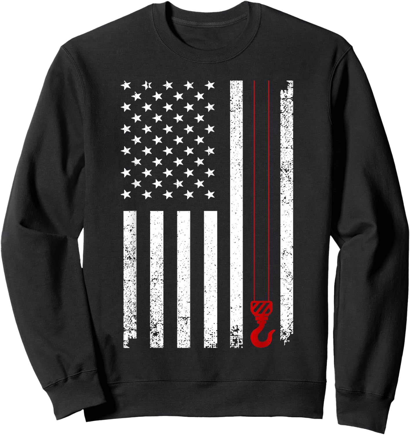 Cool Crane Operator Art Women Tower Crane Operator Sweatshirt - Sweatshirt | Black