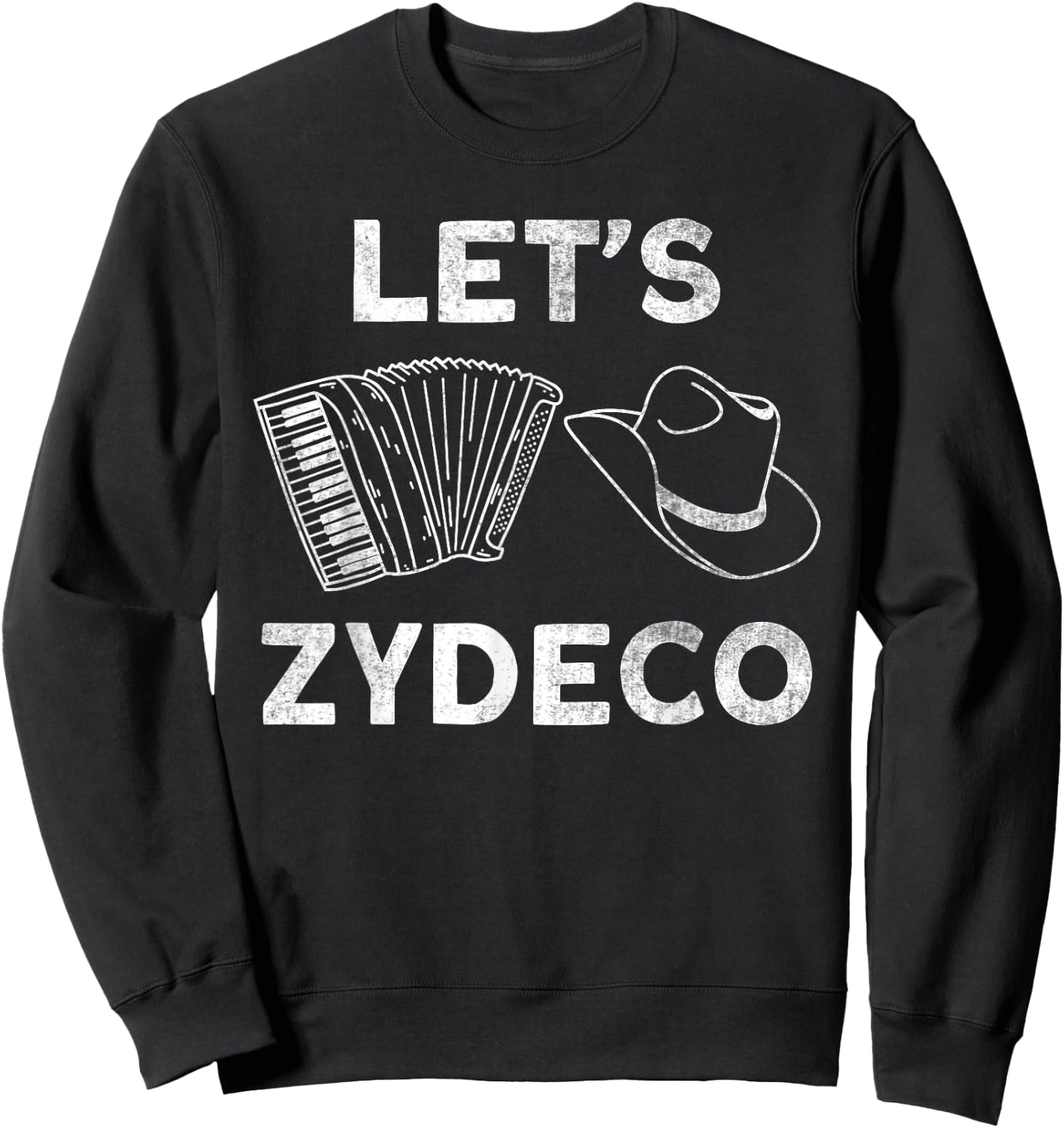 Let's Zydeco Sweatshirt - Sweatshirt | Black