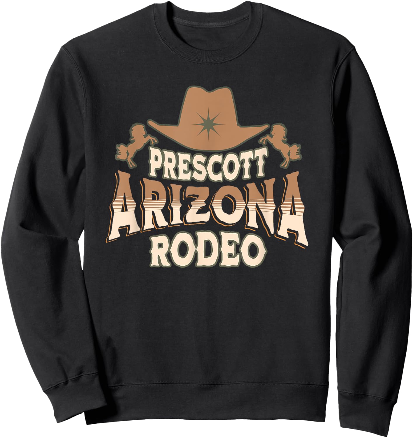 Prescott Arizona Rodeo Sweatshirt - Sweatshirt | Black