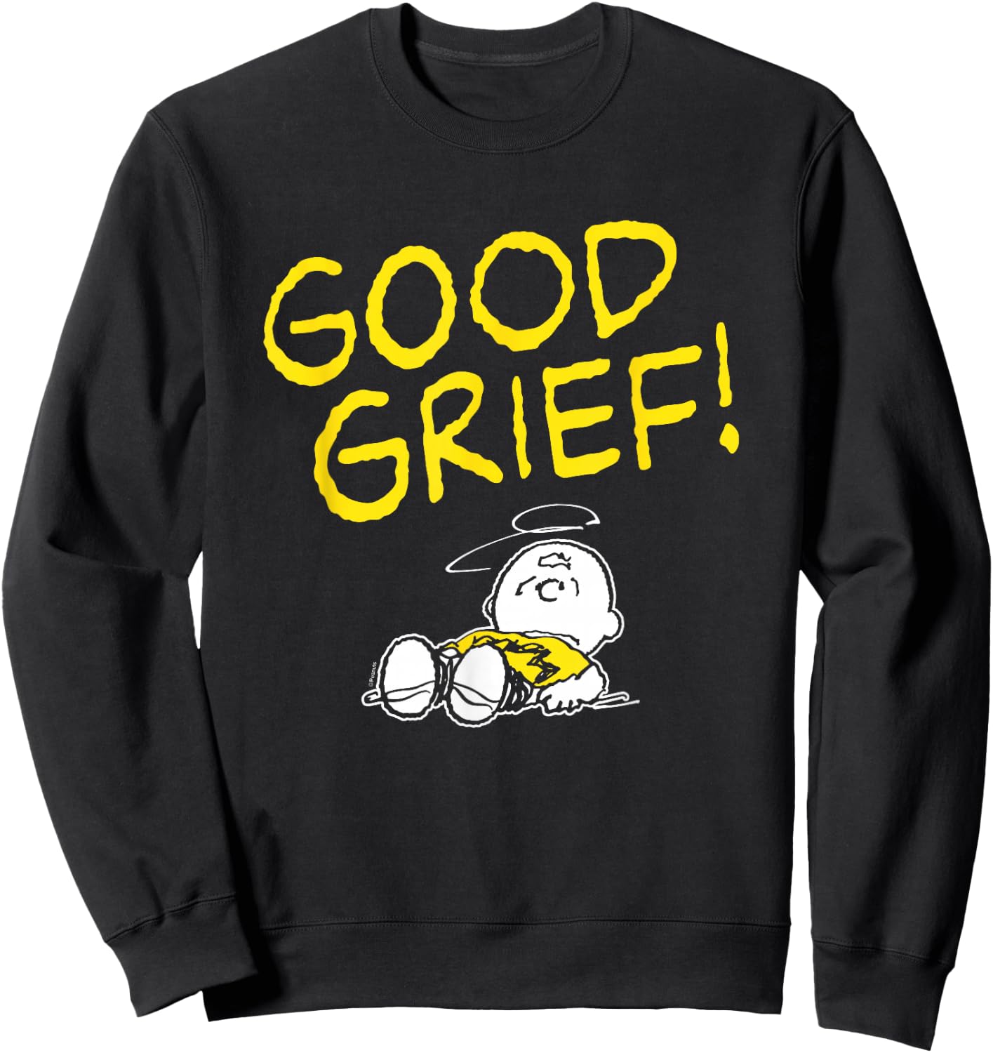 Peanuts - Charlie Brown Good Grief Sweatshirt - Sweatshirt | Black