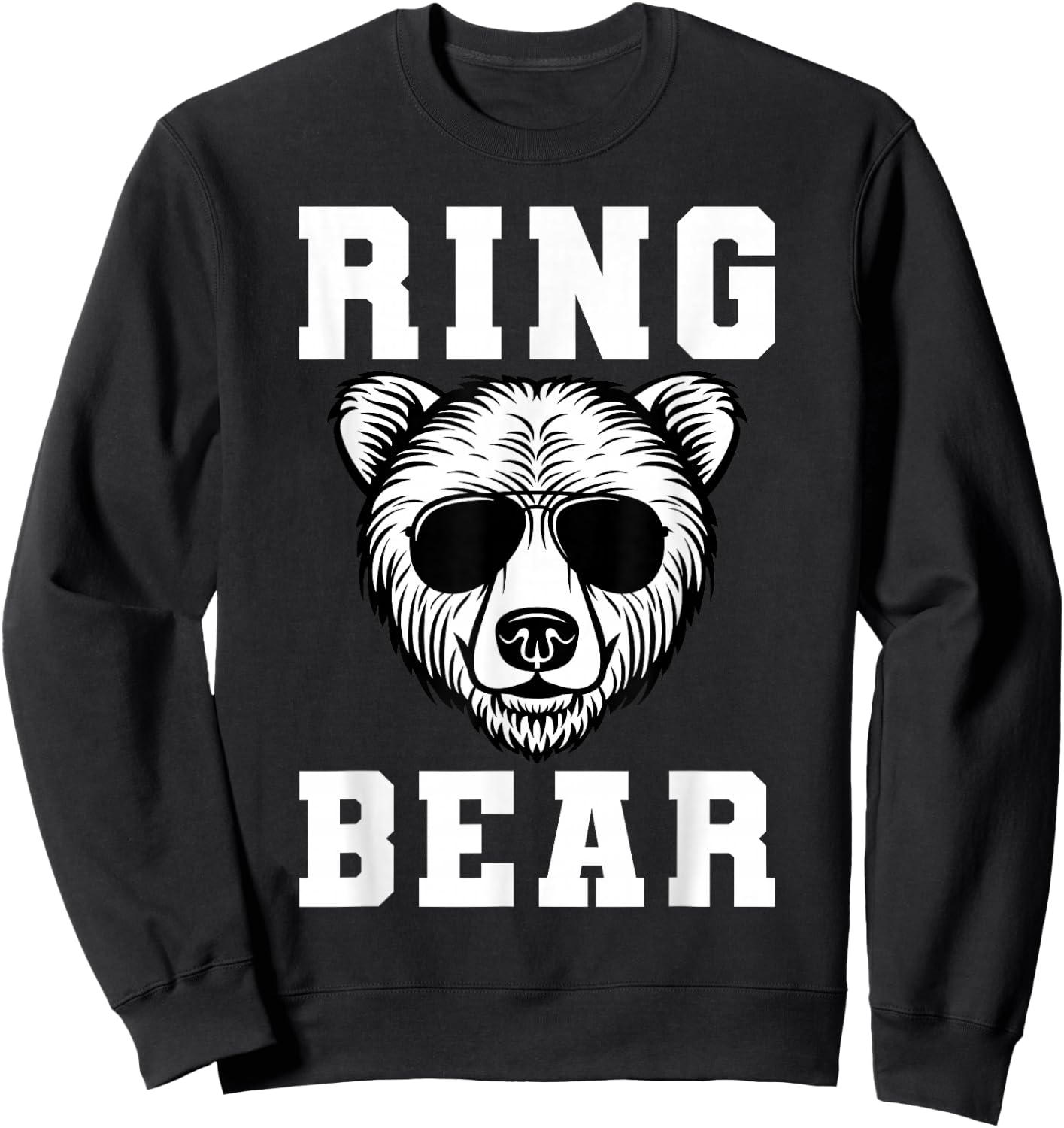 Ring Bear Ring Bear Ring Sweatshirt - Sweatshirt | Black