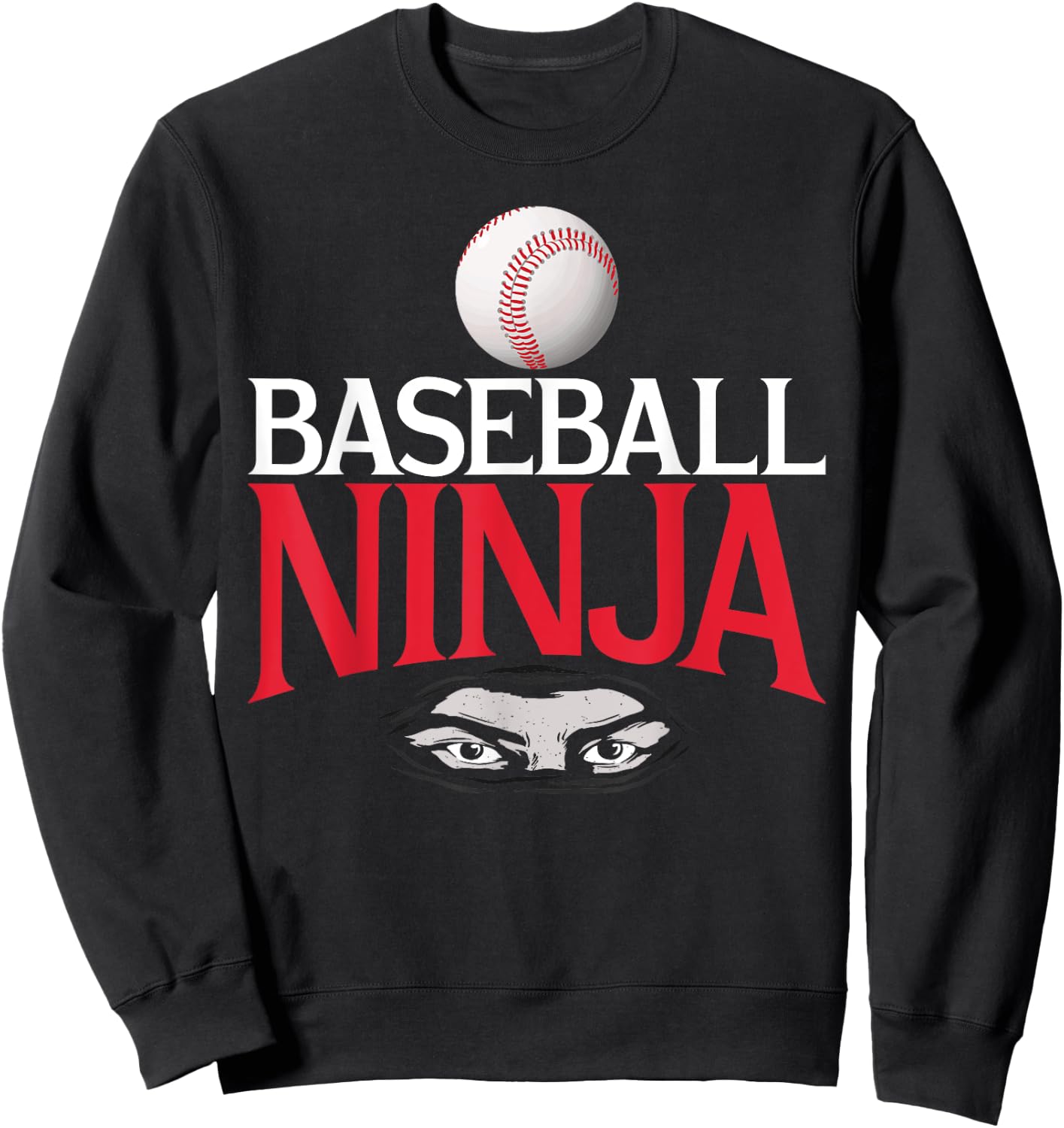 Baseball Ninja Sweatshirt - Sweatshirt | Black