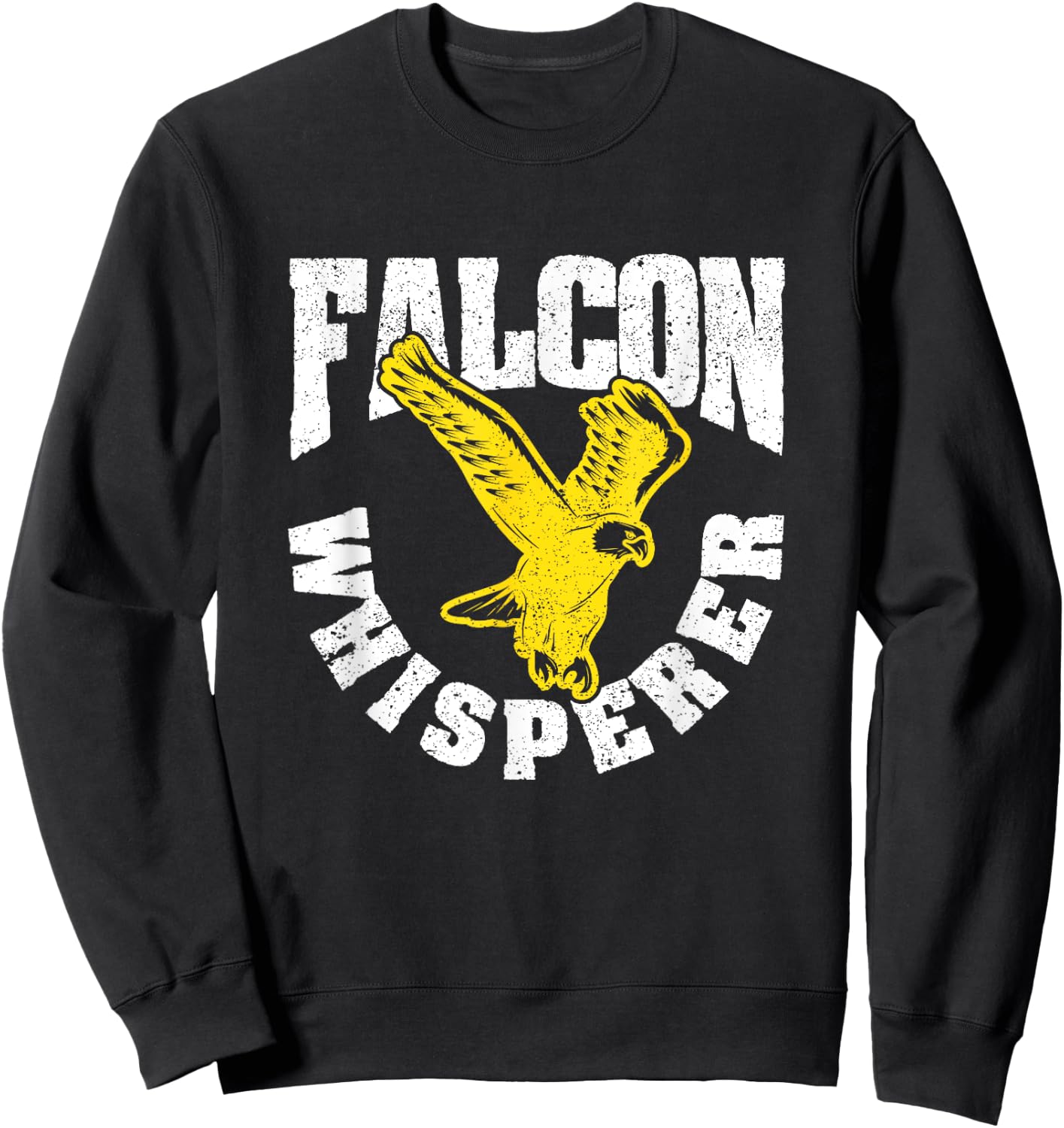 Falcon Whisperer Love Birds Hunter Falconry Hunting Trainer Sweatshirt - Sweatshirt | Black