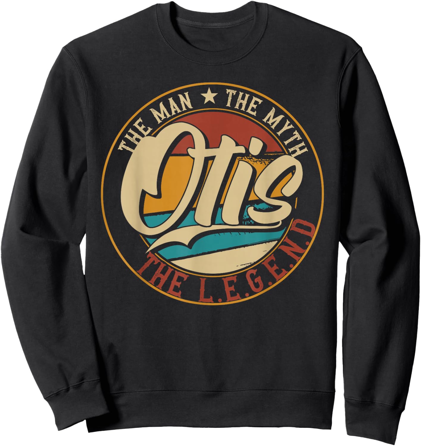 Otis The man the myth the legend Sweatshirt - Sweatshirt | Black
