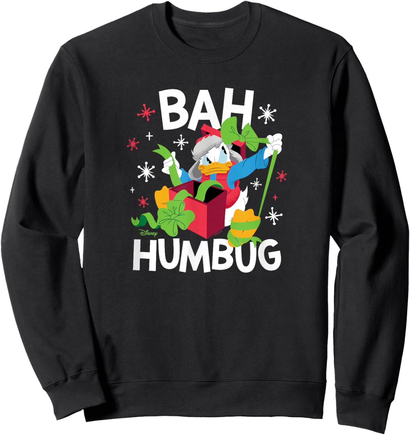 Donald Duck - Donald Duck Bah Humbug Sweatshirt - Sweatshirt | Black