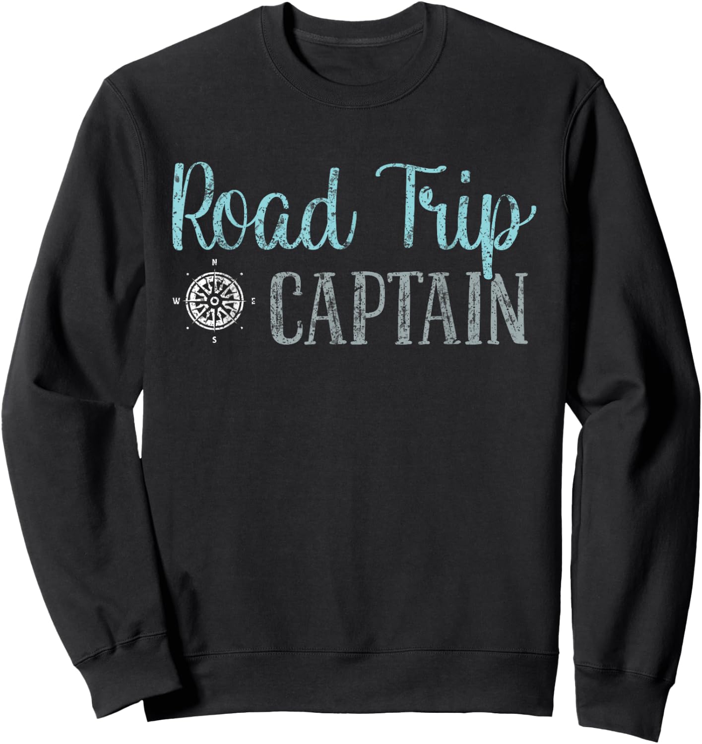 Road Trip Captain Road Trip Sweatshirt - Sweatshirt | Black