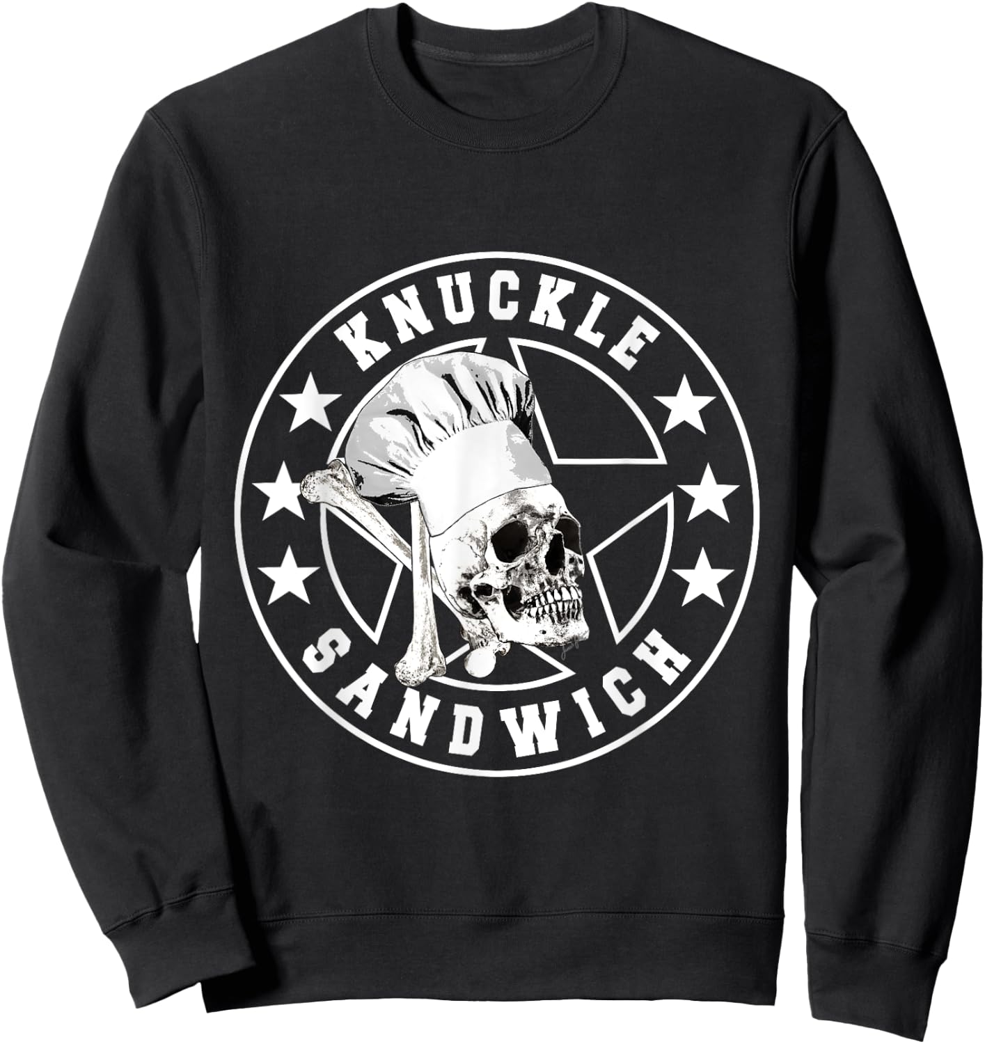 Ratherkool Knuckle Sandwich All Star Knockout Black Sweatshirt - Sweatshirt | Black