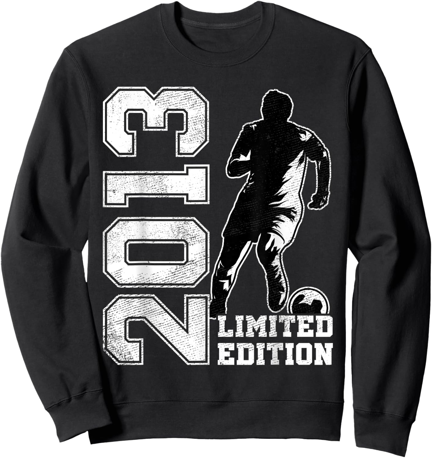 12th Birthday Soccer Limited Edition 2013 12 Years Old Sweatshirt - Sweatshirt | Black