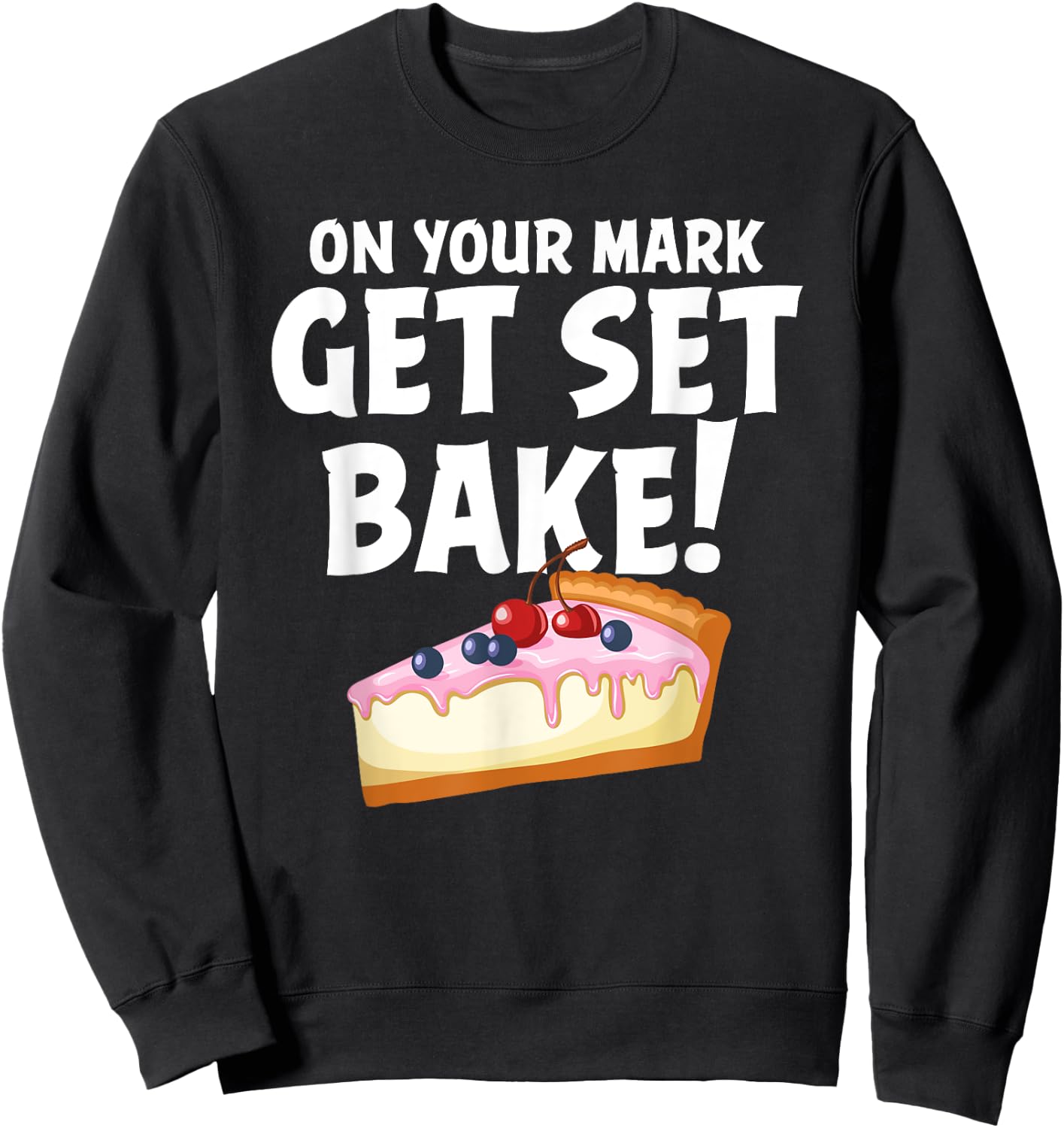 British Baking Show Baking Get Set Bake Off Sweatshirt - Sweatshirt | Black