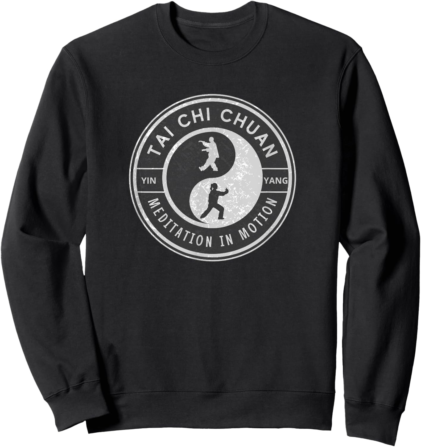 Tai Chi Chuan, Yin Yang, Meditation in Motion Sweatshirt - Sweatshirt | Black