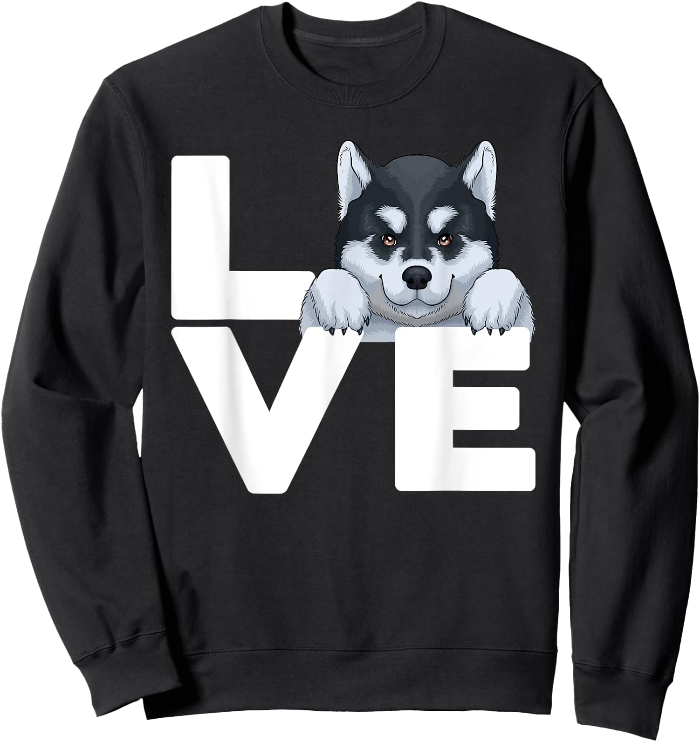 Best Siberian Husky Women Huskies Dog Owner Lover Sweatshirt - Sweatshirt | Black