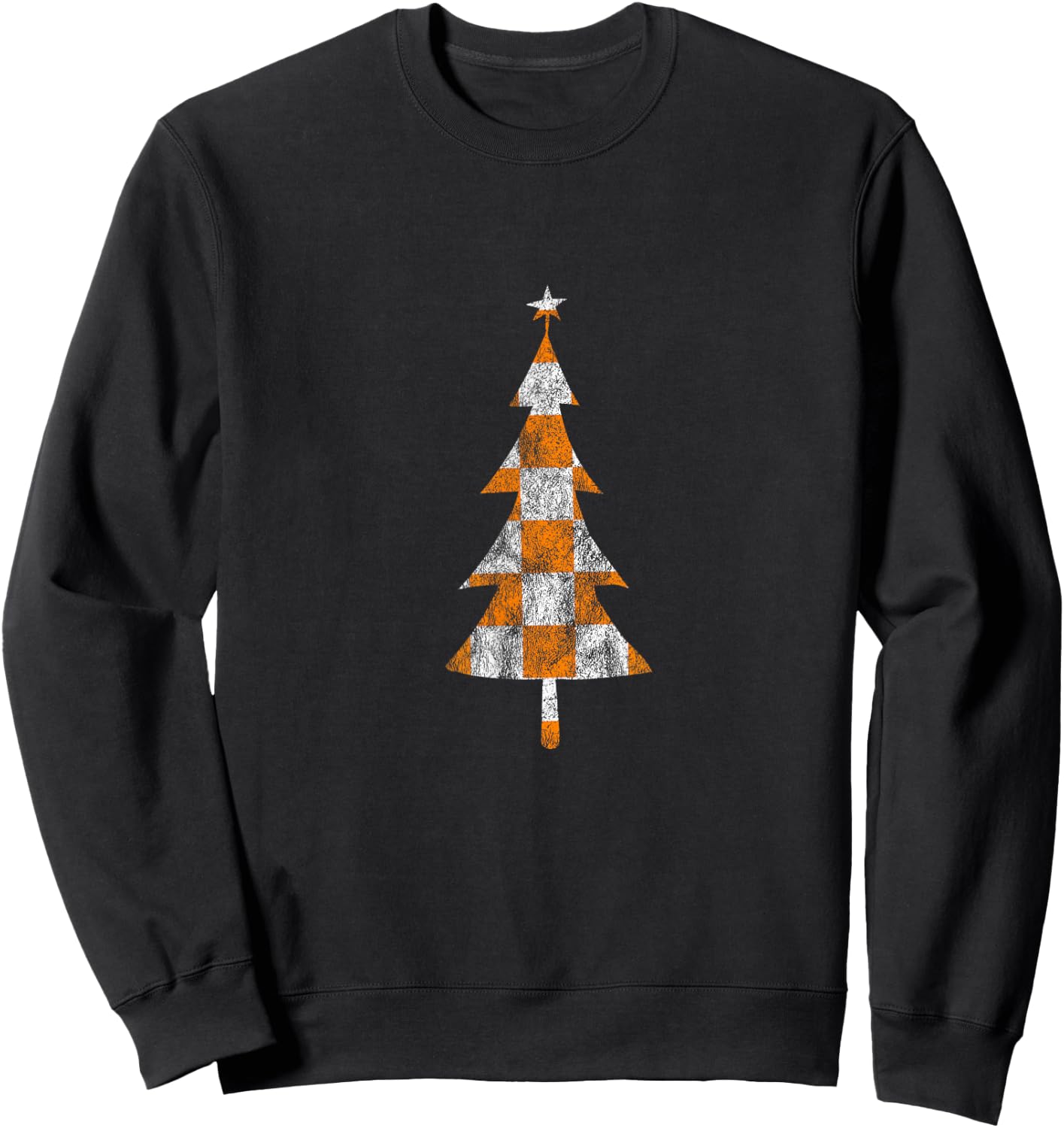 Tennessee State Flag Home Shirt Co. Tennessee Christmas Trees - Black, Small, -Adults, Short Sleeve, , Classic Fit, Cotton 60% Polyester 40% Sweatshirt - Sweatshirt | Black