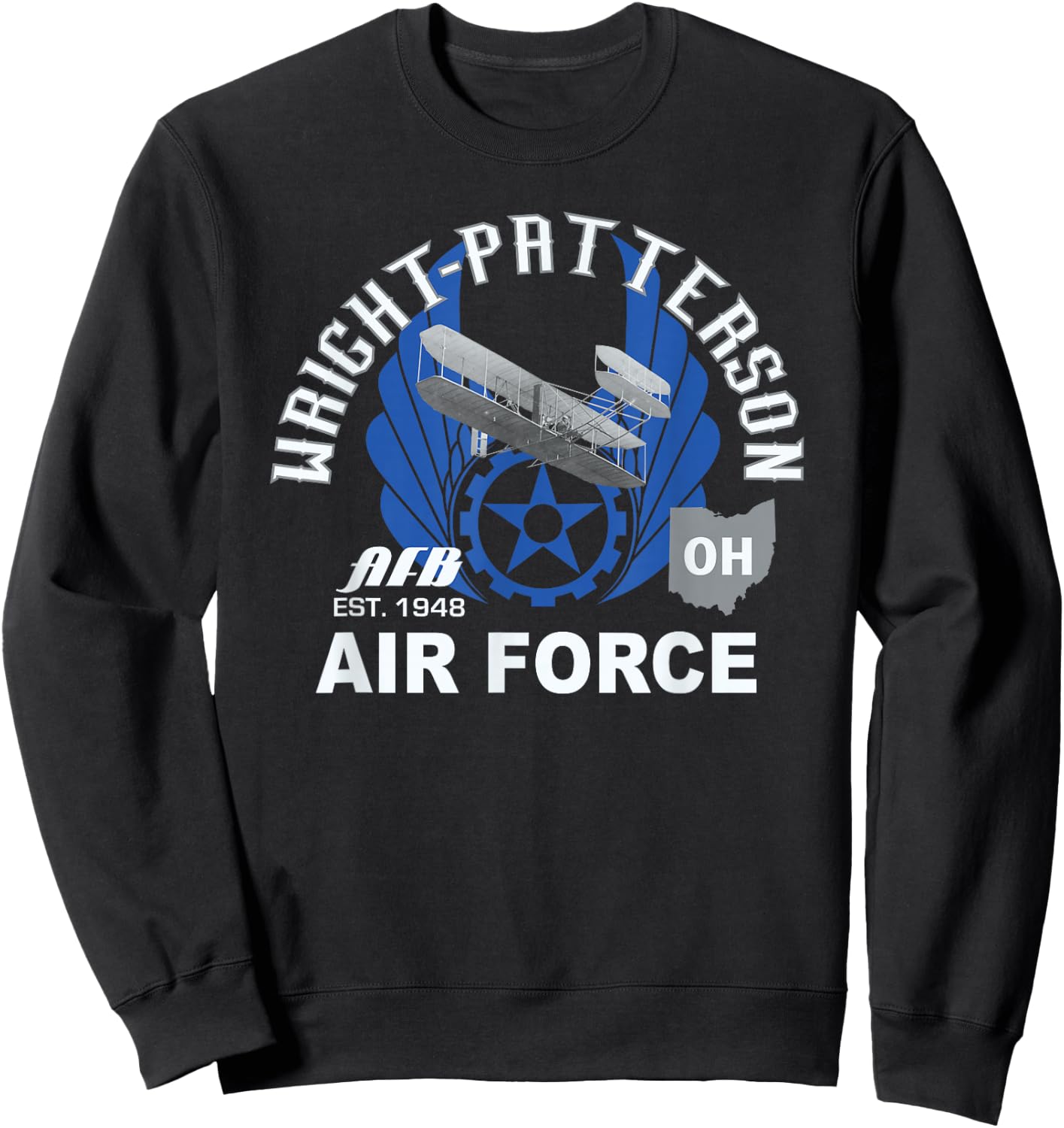 Wright Patterson Afb Air Force Sweatshirt - Sweatshirt | Black