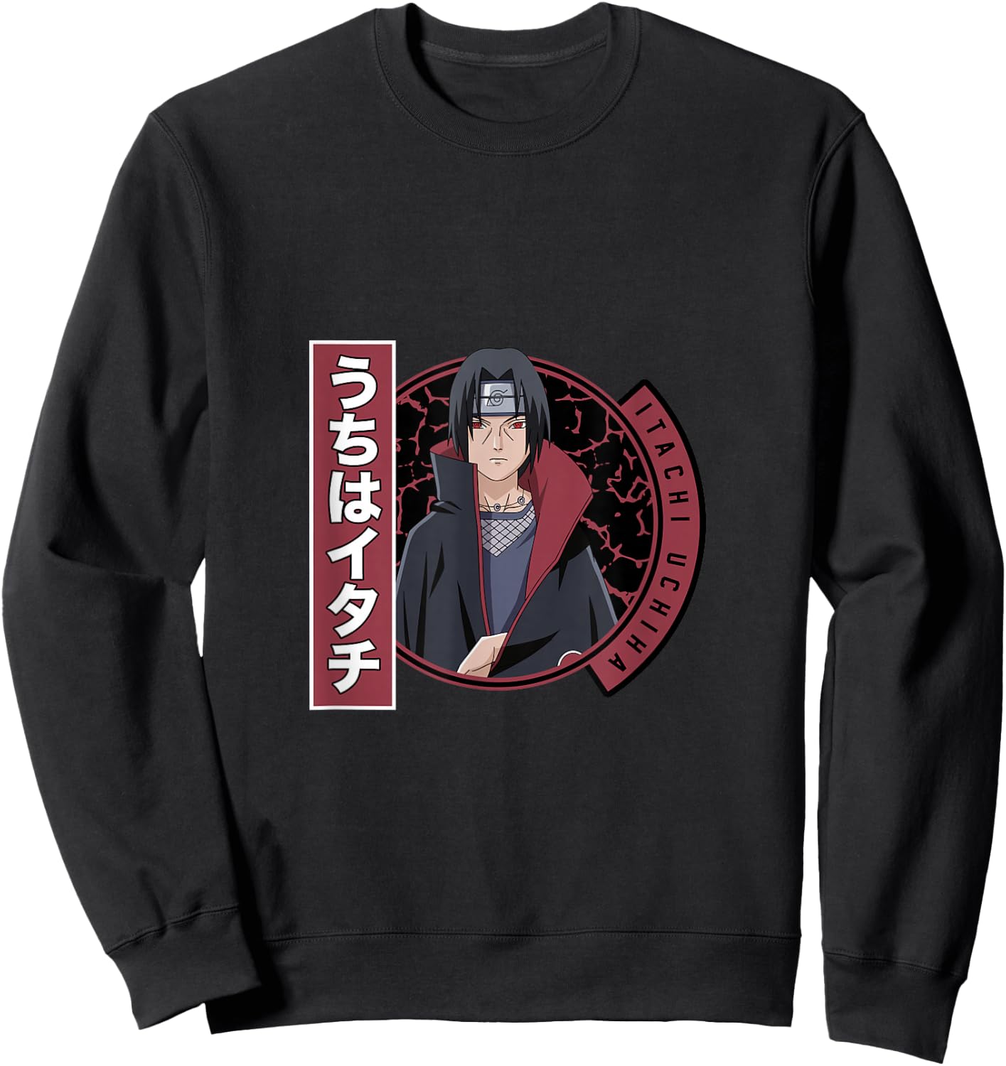 Naruto Shippuden Itachi Uchiha Sweatshirt - Sweatshirt | Black