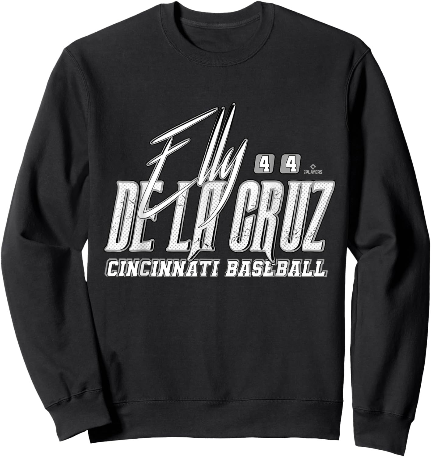 Elly De La Cruz Cincinnati Baseball Rock MLBPA Sweatshirt - Sweatshirt | Black
