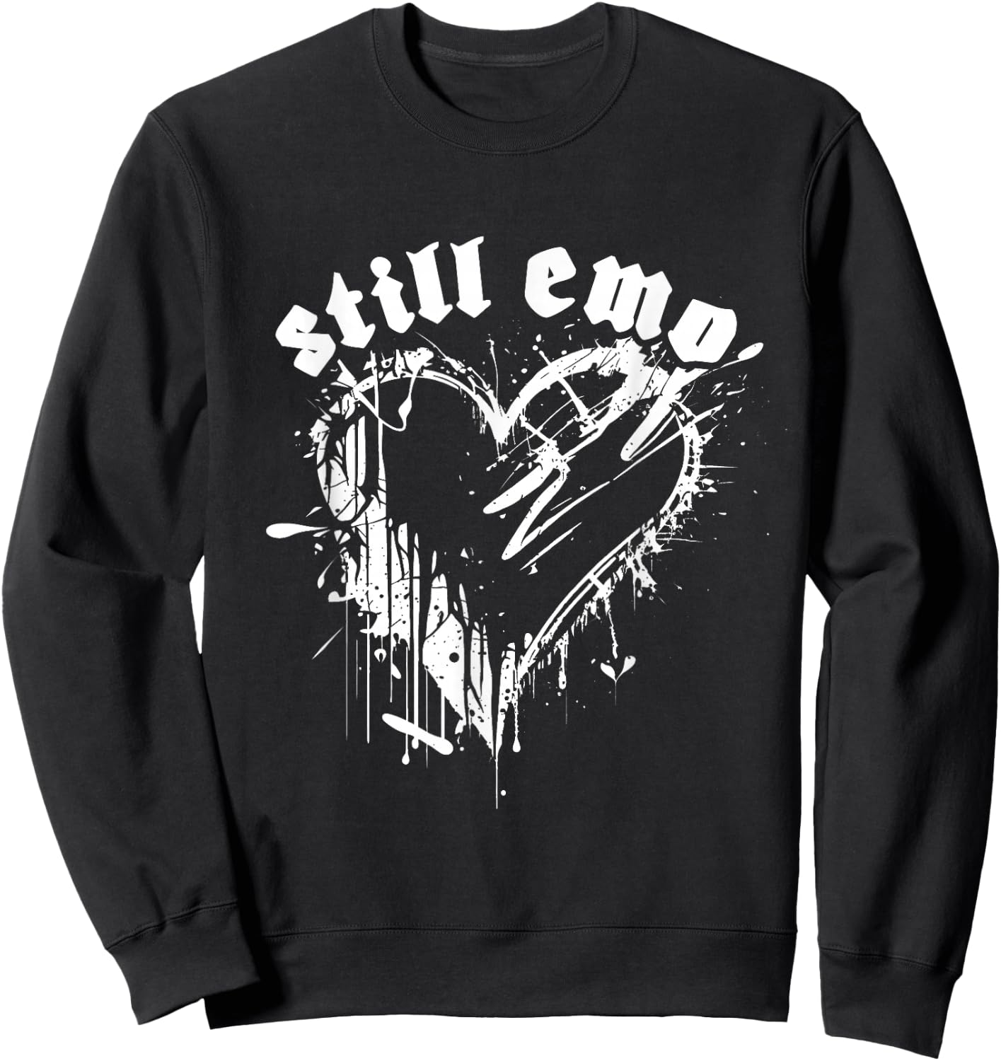 Emo Rock Still Emo y2k 2000s Ska Pop Punk Band Music Sweatshirt - Sweatshirt | Black
