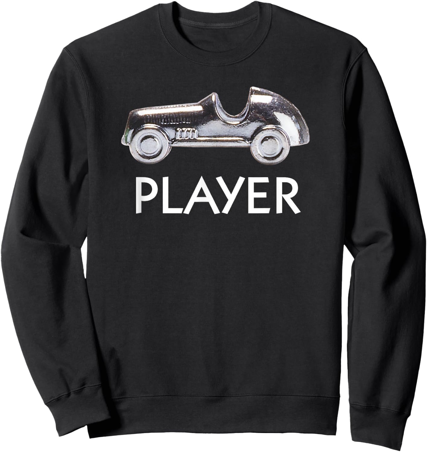 Monopoly Classic Car Player Icon Game Piece Logo Sweatshirt - Sweatshirt | Black
