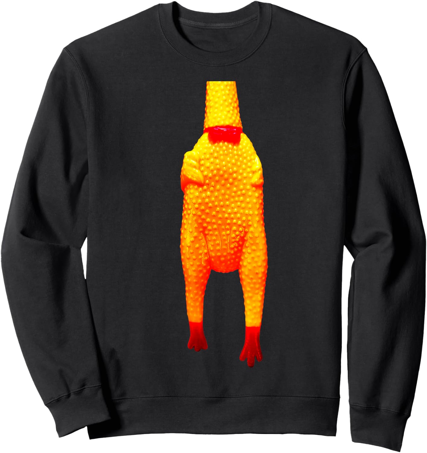 Rubber Chicken Costume For Kids Women Adult Spirit Animal Sweatshirt - Sweatshirt | Black