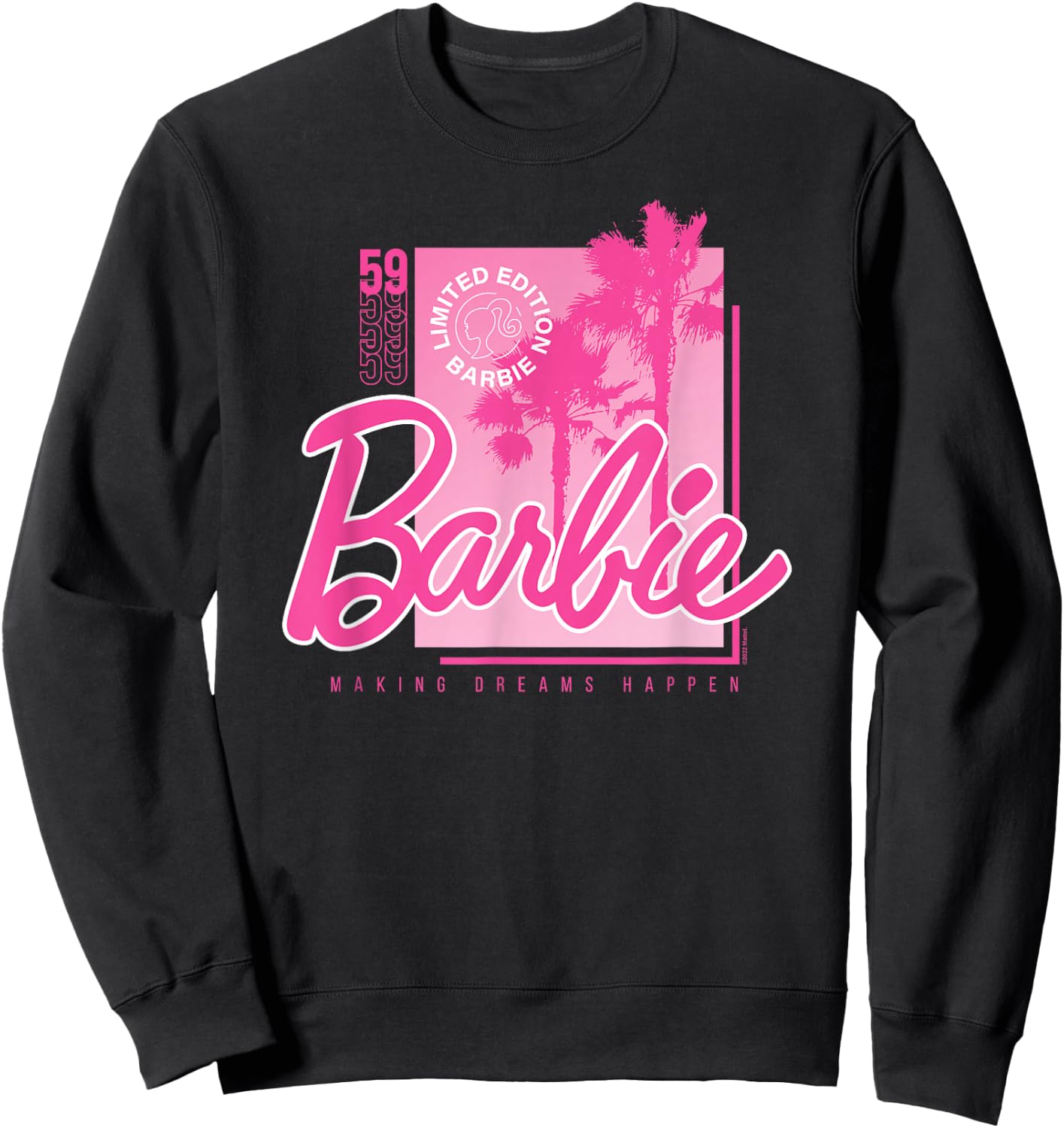 Barbie - Barbie Pink Core Sweatshirt - Sweatshirt | Black