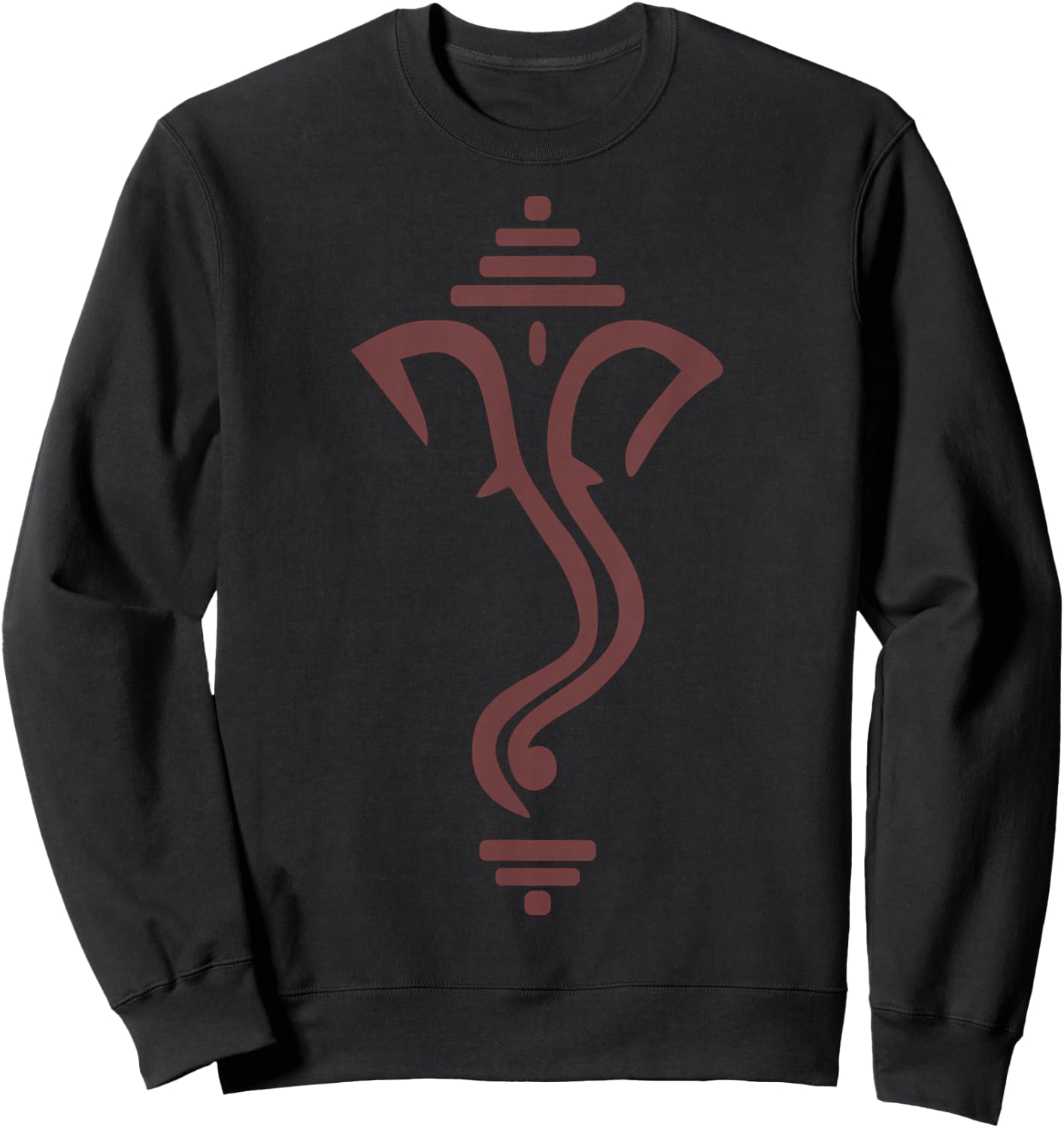 Hindu God Ganesha Ganesh Sweatshirt - Sweatshirt | Black