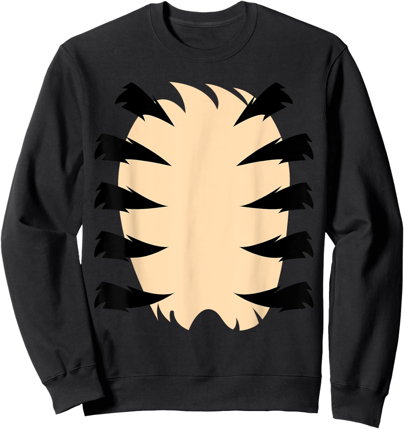 Orange Tiger Costume for Kids DIY Halloween Costume Sweatshirt - Sweatshirt | Black