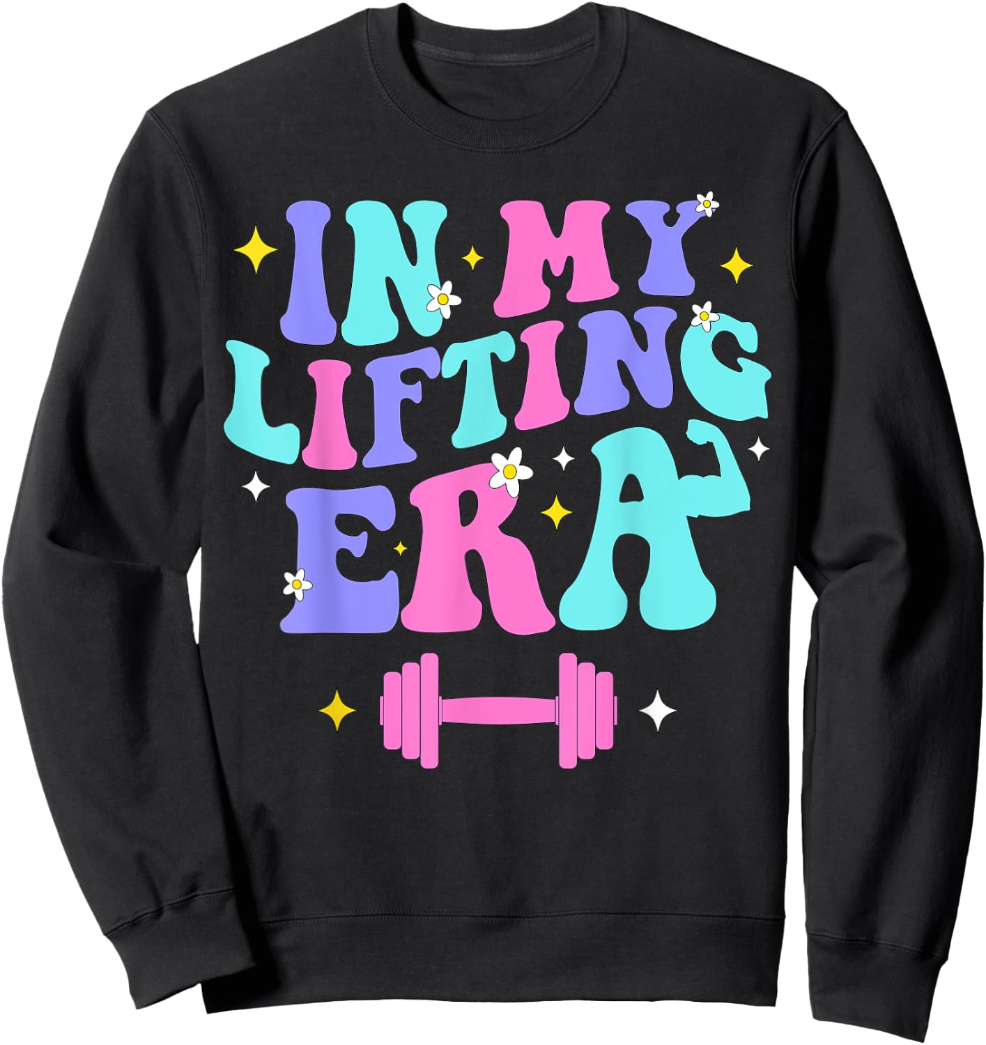 In My Lifting Era Gym Weight Personal Trainer Gymer Sweatshirt - Sweatshirt | Black