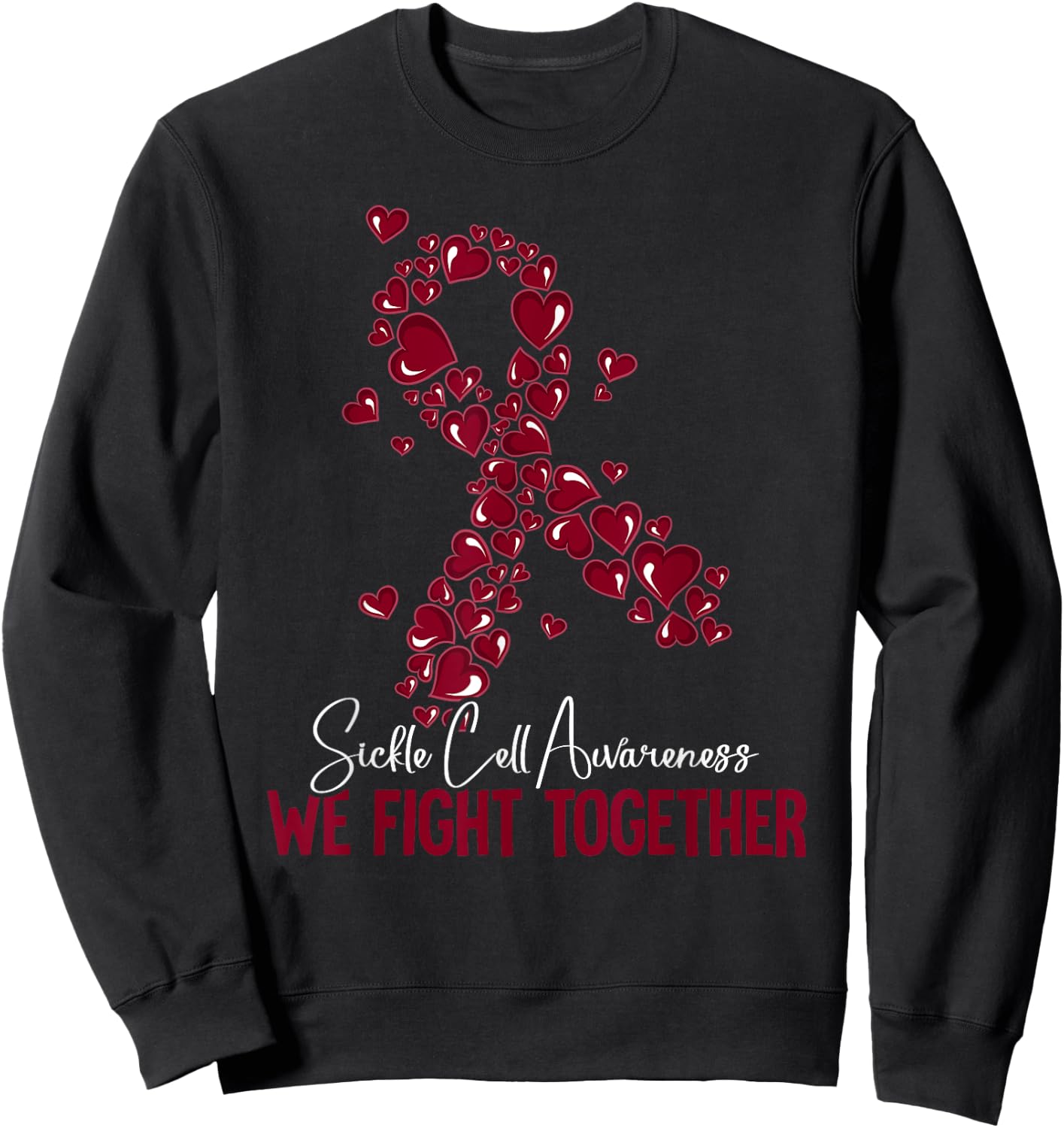 Sickle Cell Awareness Sweatshirt - Sweatshirt | Black