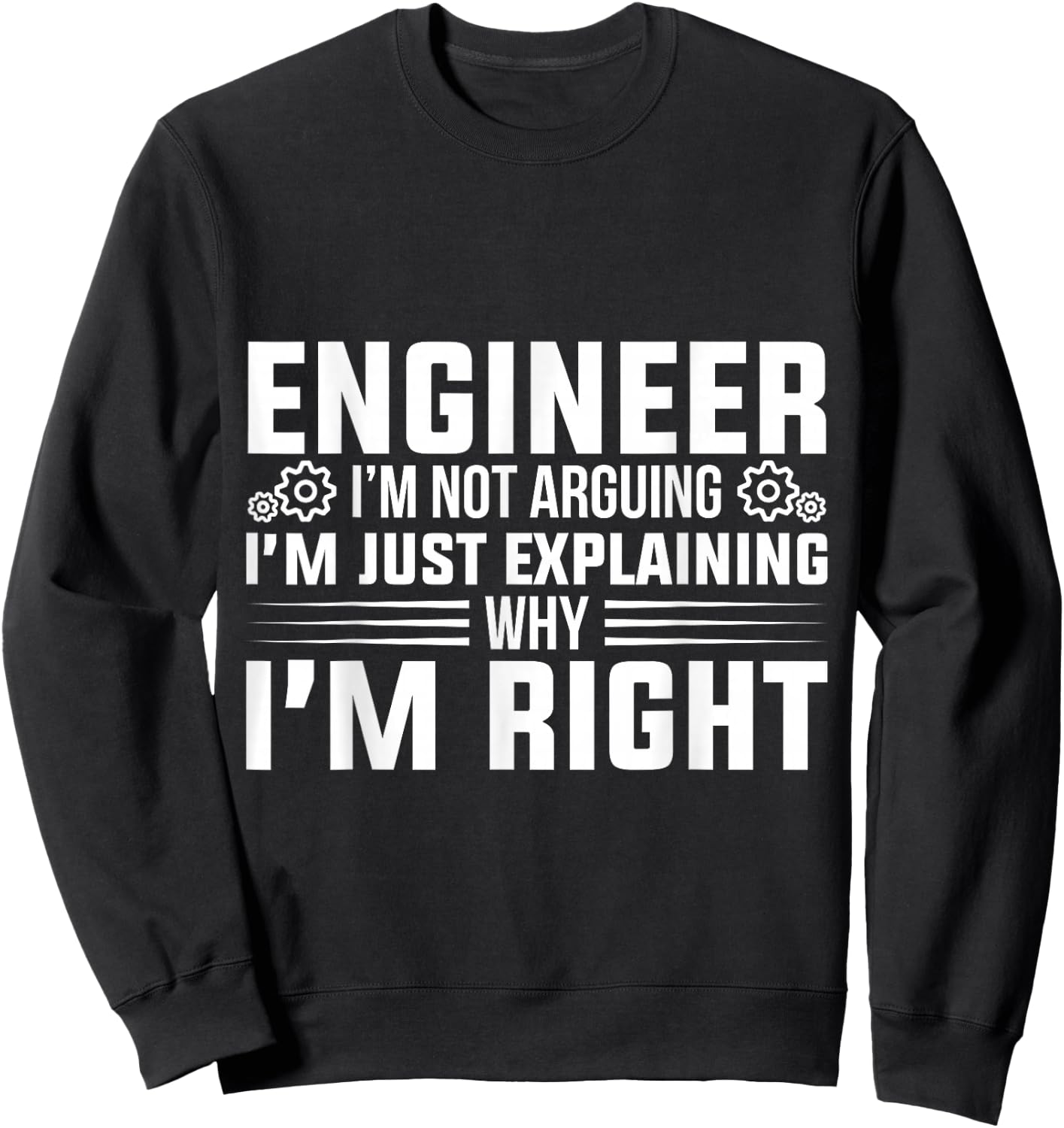 Explained Understanding Engineers Mechanical Engineering Sweatshirt - Sweatshirt | Black